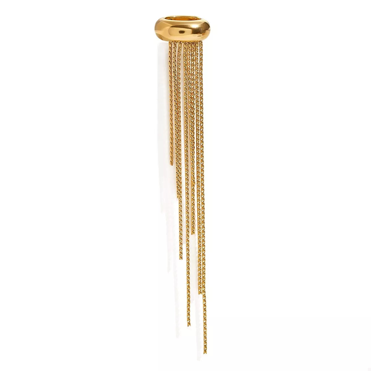 18K Gold-Plated Chain Fringe Earrings