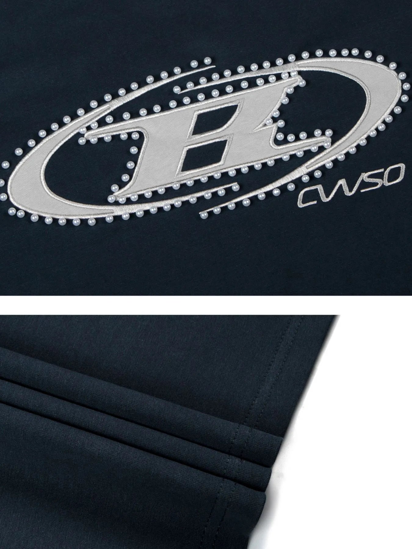 Men's Pearl Detail Short Sleeve T-Shirt