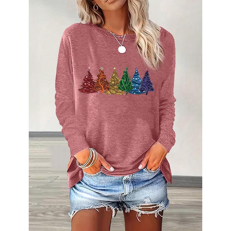 Women’s Christmas Shirt | Cute Christmas Tree Graphic Tee