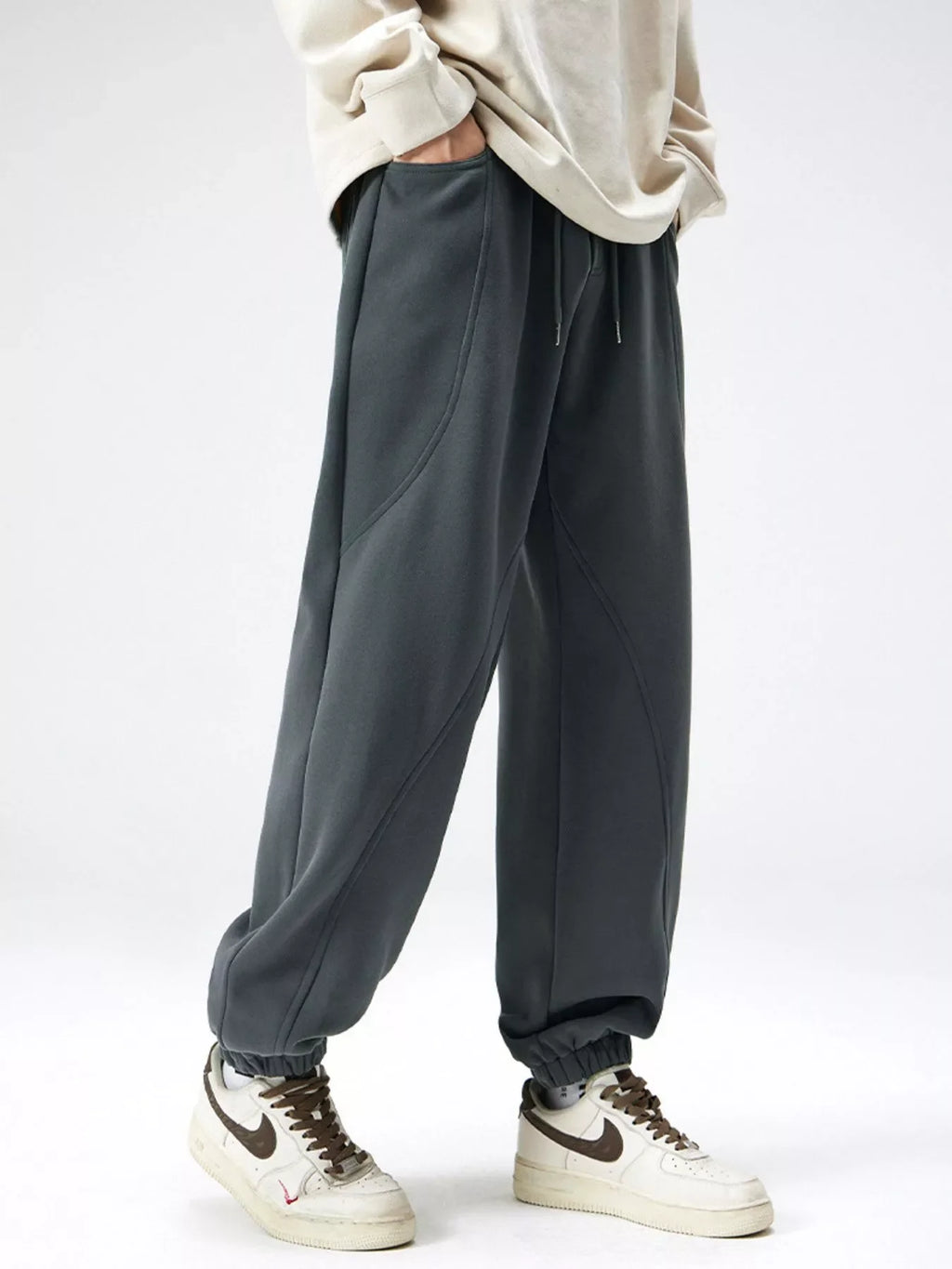 Men's Plus Size Loose Fit Drawstring Sweatpants