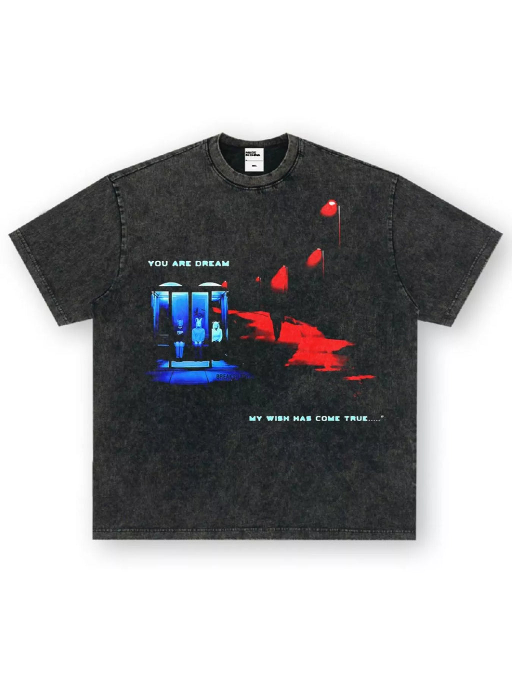 Men's Graphic Round Neck Oversized T-Shirt