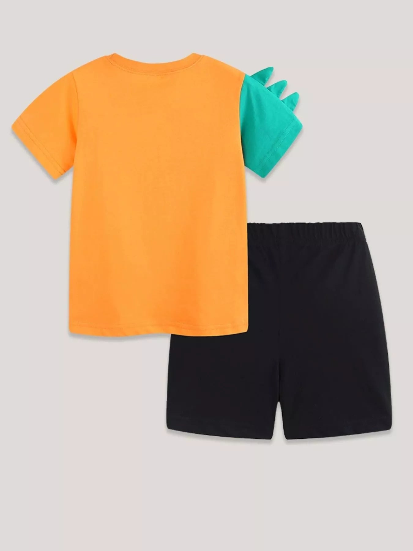 Children's Dinosaur Print Short Sleeve Tee & Shorts Set