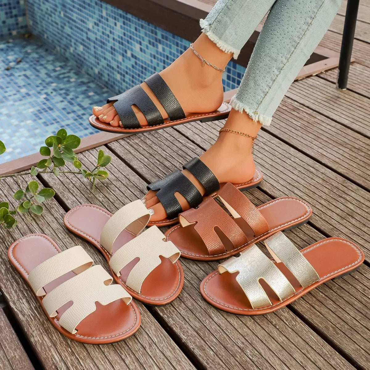 Open Toe Casual Sandals