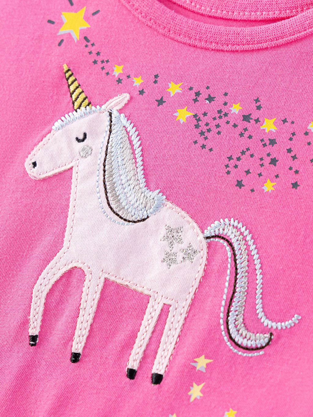 Children's Unicorn Round Neck Tulle Dress