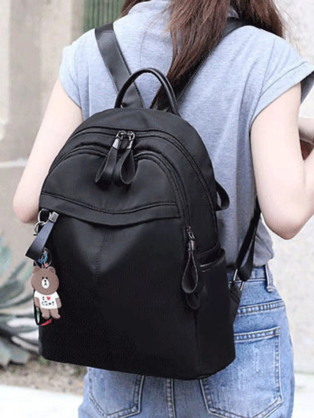 Lightweight Nylon Backpack Bag