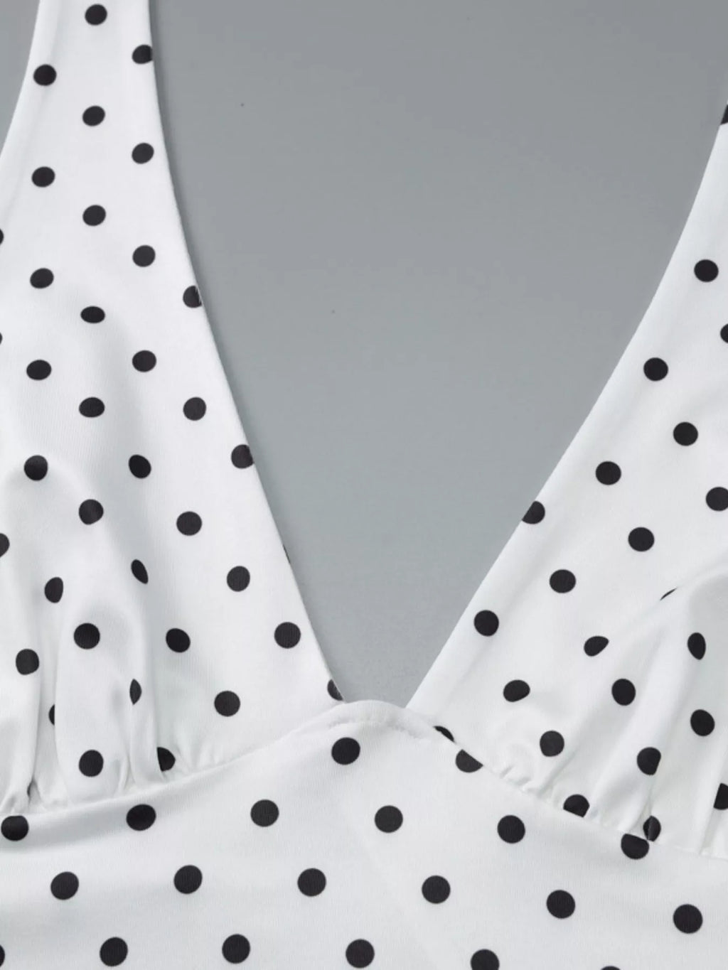Polka Dot Halter Neck Cami