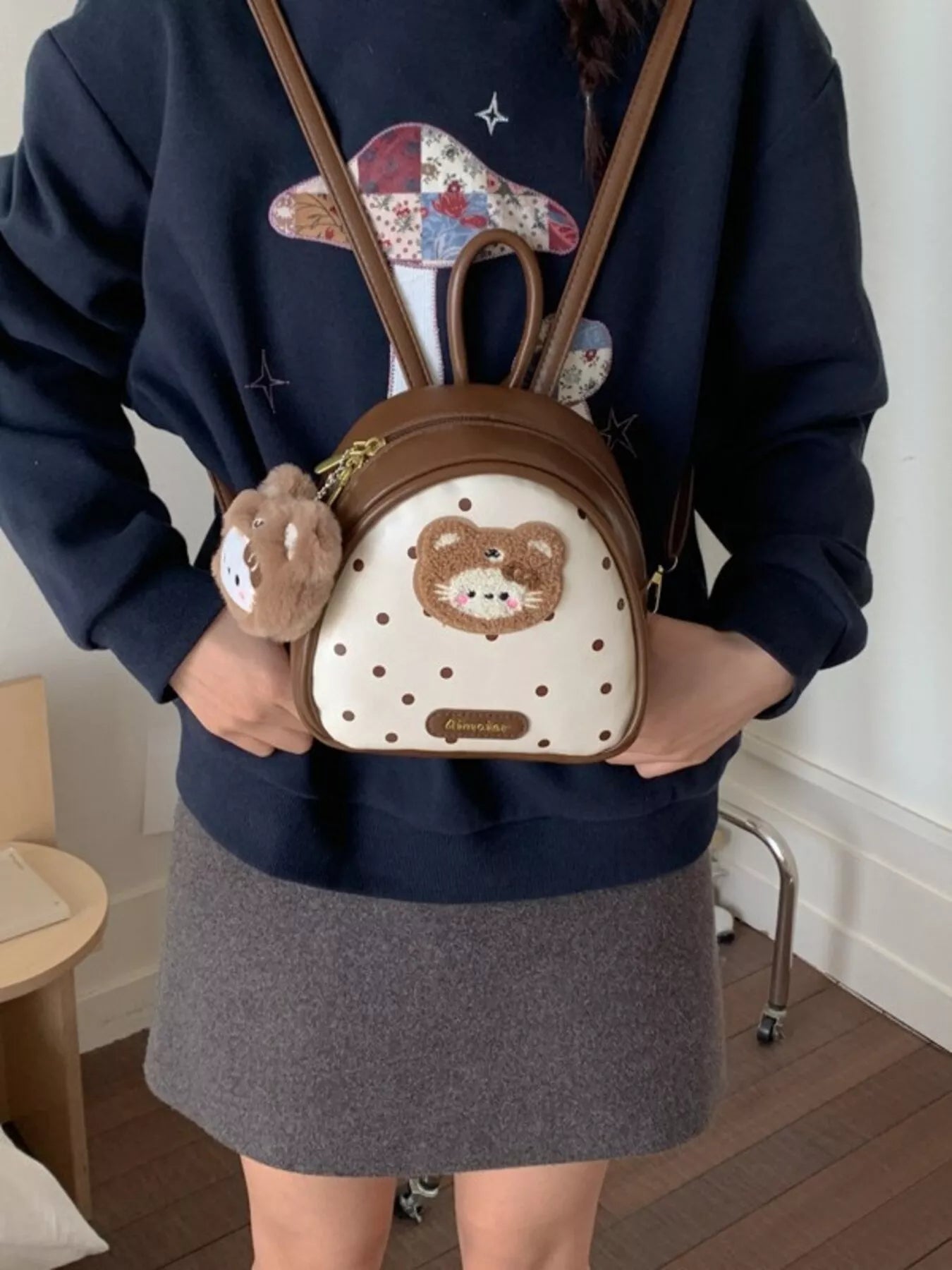 Cartoon Bear Backpack Bag