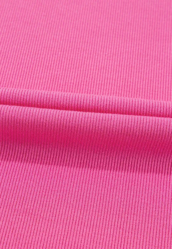 Pearl Detail Round Neck Puff Sleeve Blouse
