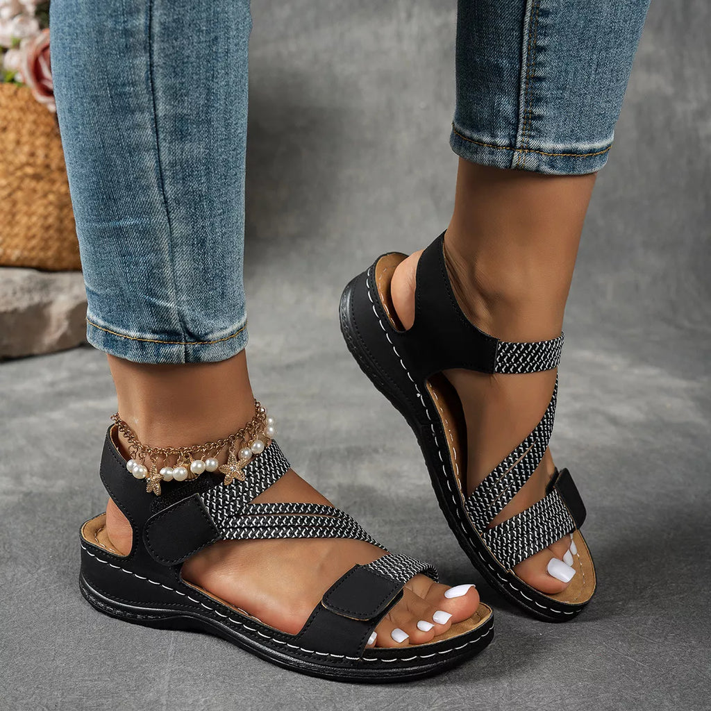 Open Toe Wedge Sandals