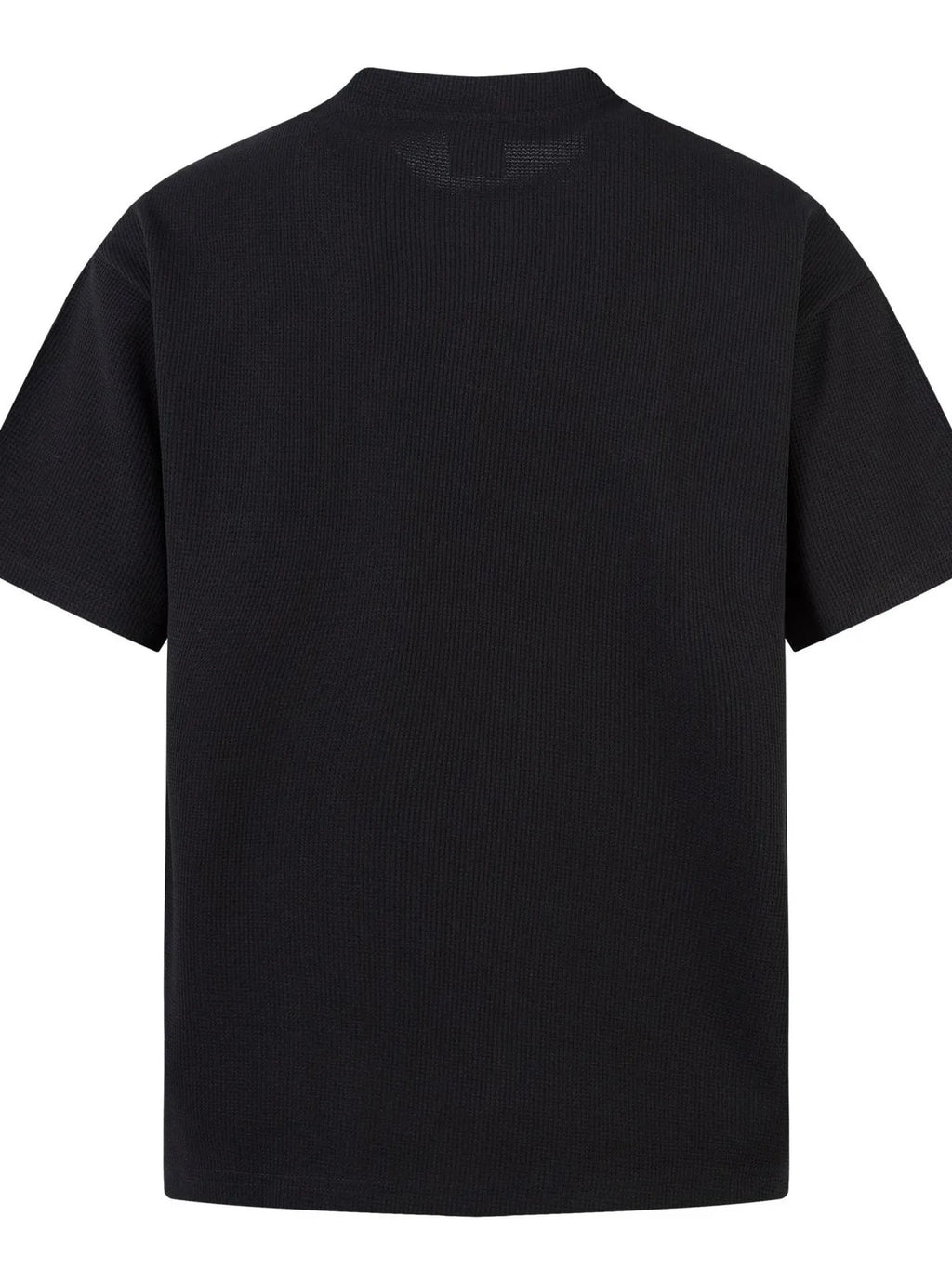 Men's Henley Structured Waffle-Knit T-Shirt