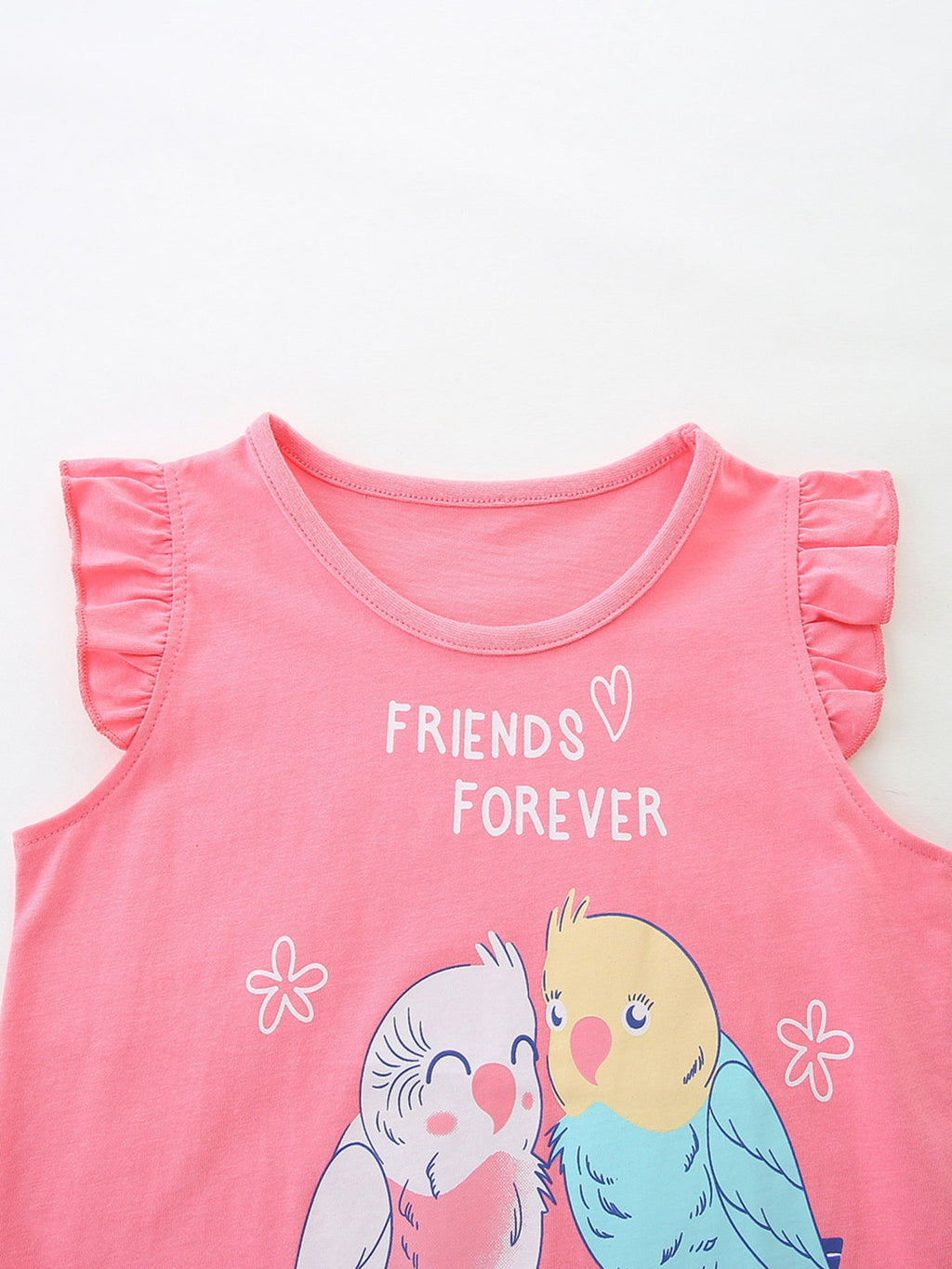 Children's Friends Forever Birdie Graphic Top and Shorts Set