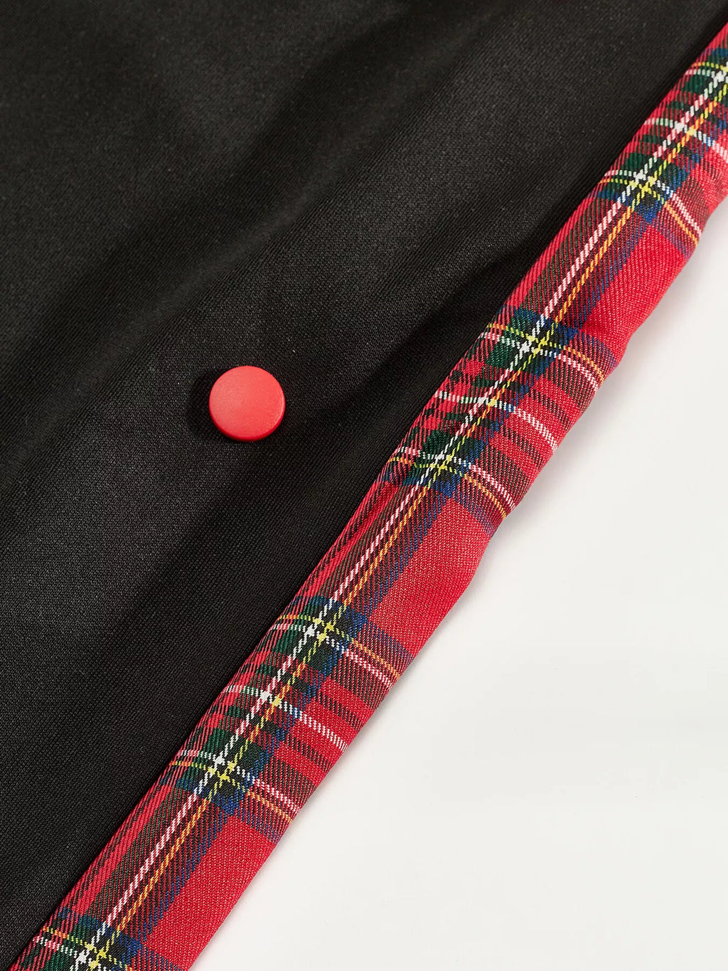 Men's Full Size Drawstring Plaid Side Stripe Pants Plus Size