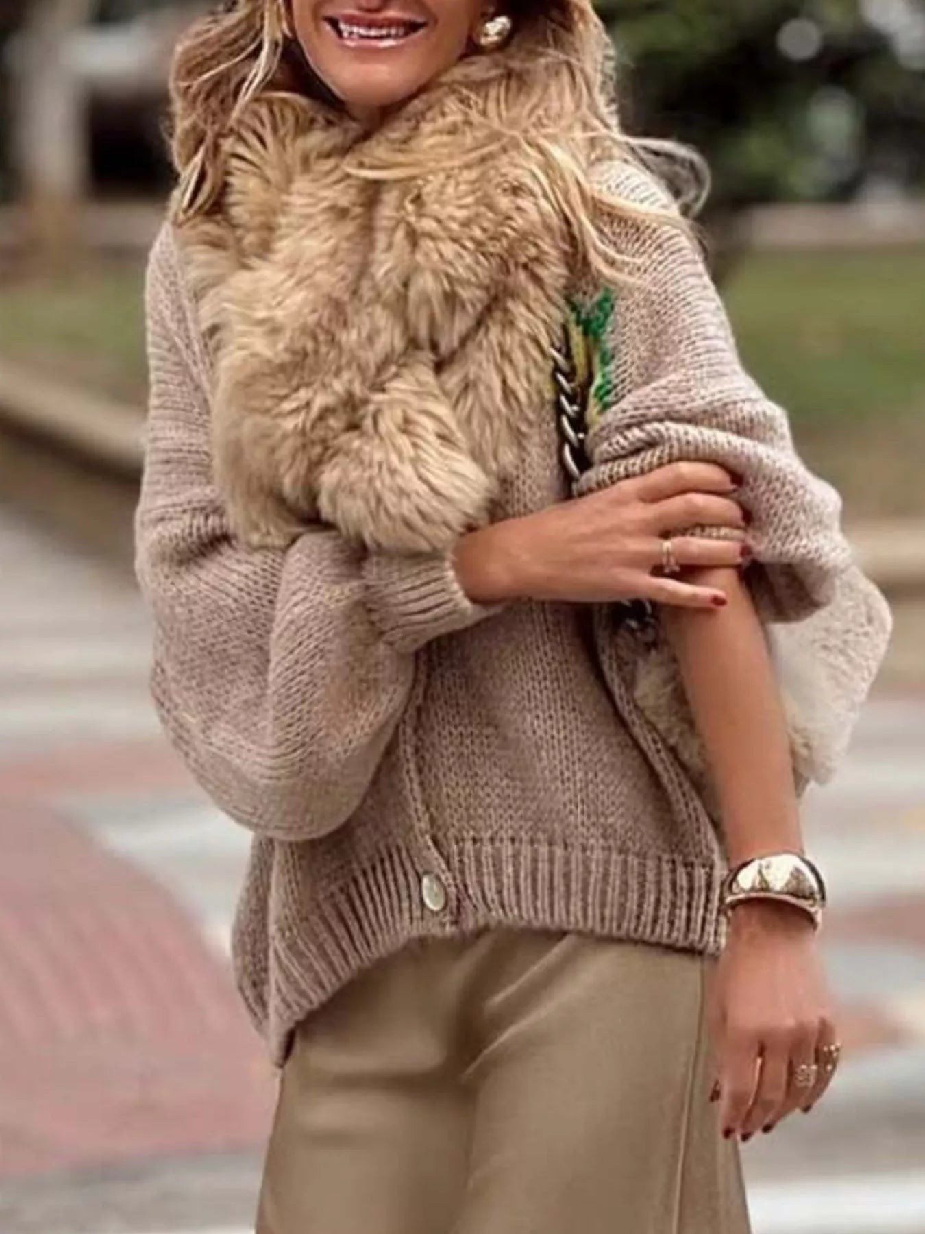 Lemon Button Up Knit Cardigan