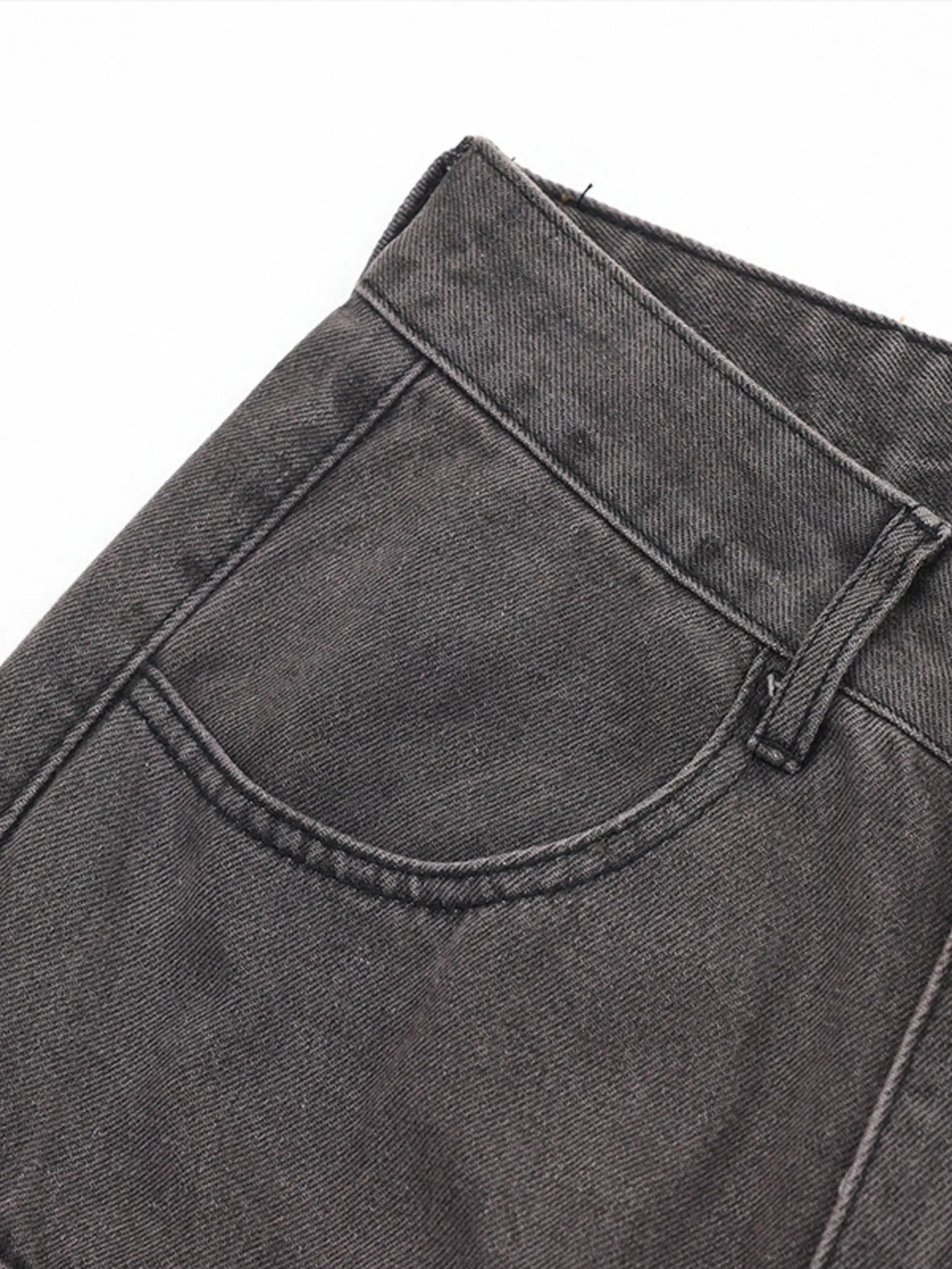 Men's Multi-Pocket Cargo Straight Jeans