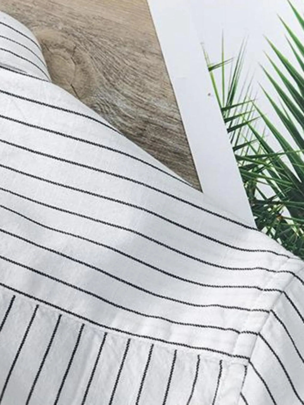 Men's Plus Size Striped Button Up Long Sleeve Shirt