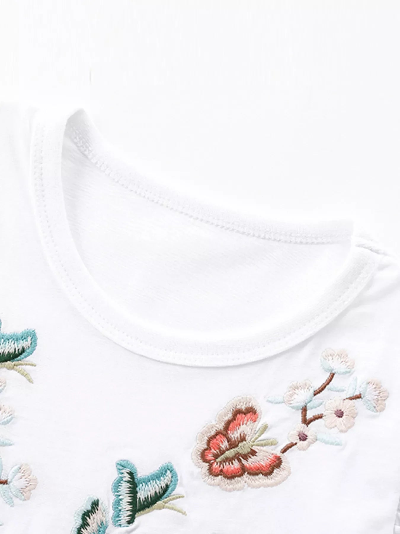 Children's Butterfly Embroidered Tulle Dress