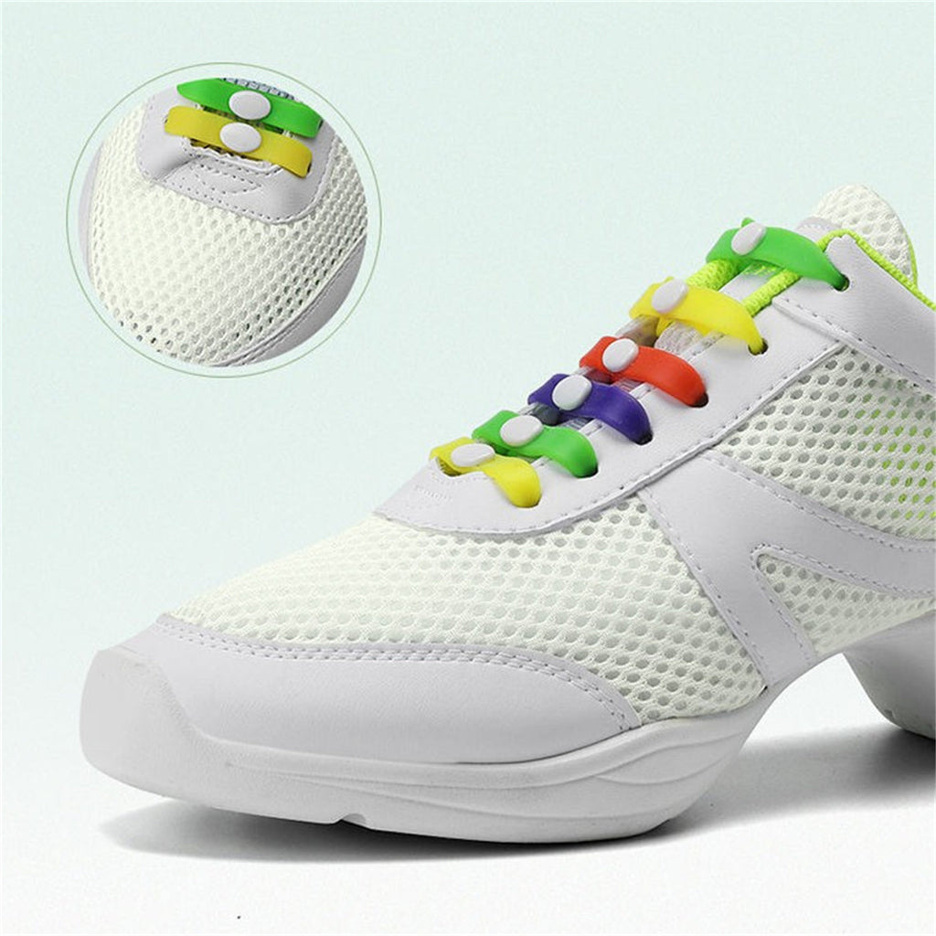 Women’s Air Cushion Mesh Modern Dance Shoes — Slip-On Style