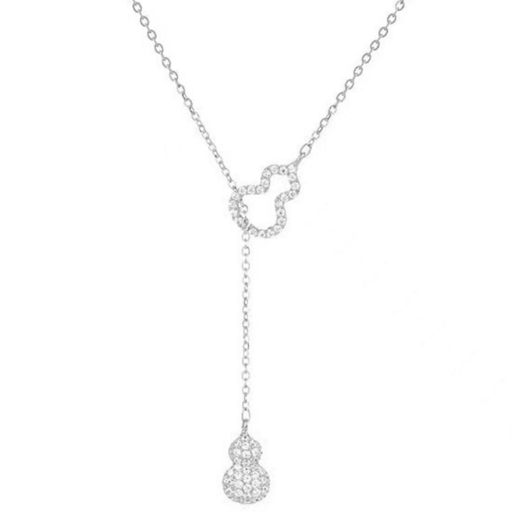 Zircon Gourd Pendant Necklace