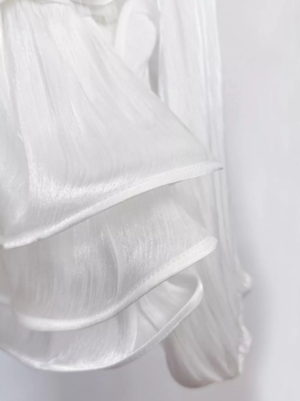 Ruffled Long Sleeve Mini Dress