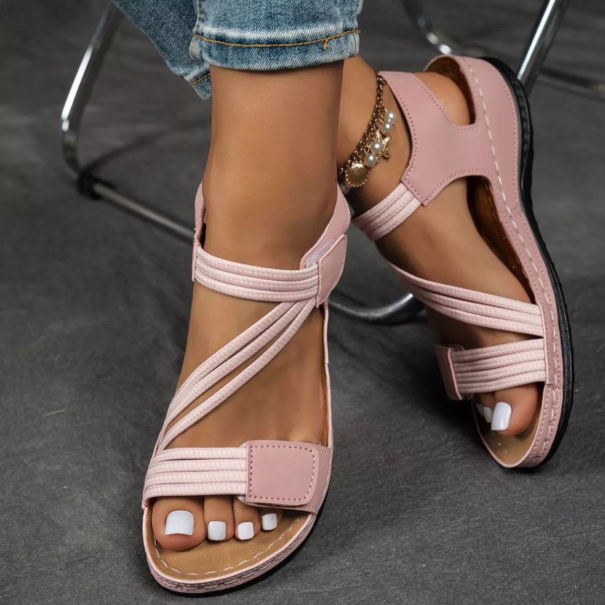 Open Toe Wedge Sandals