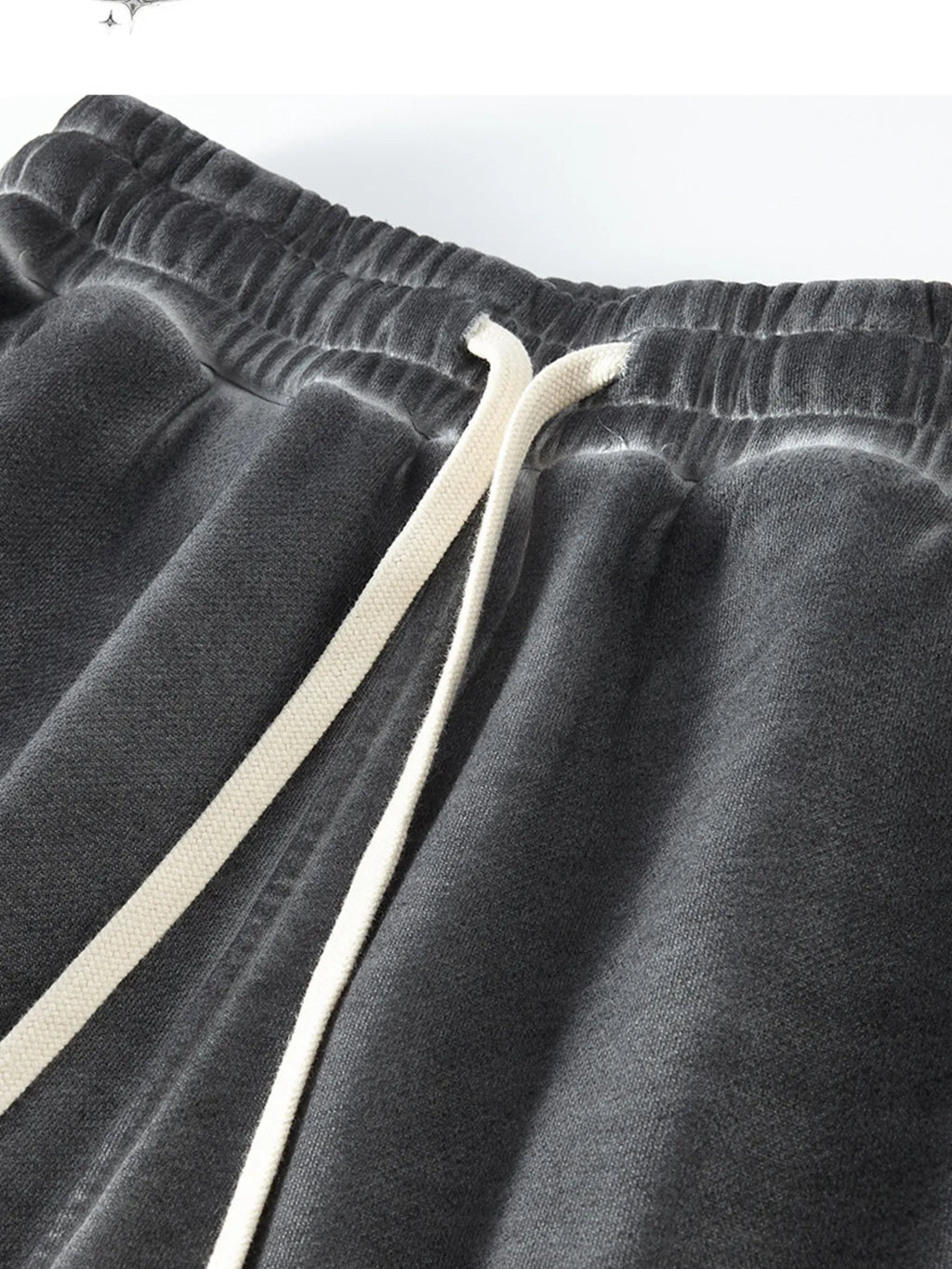 Men's Drawstring Washed Straight Sweatpants