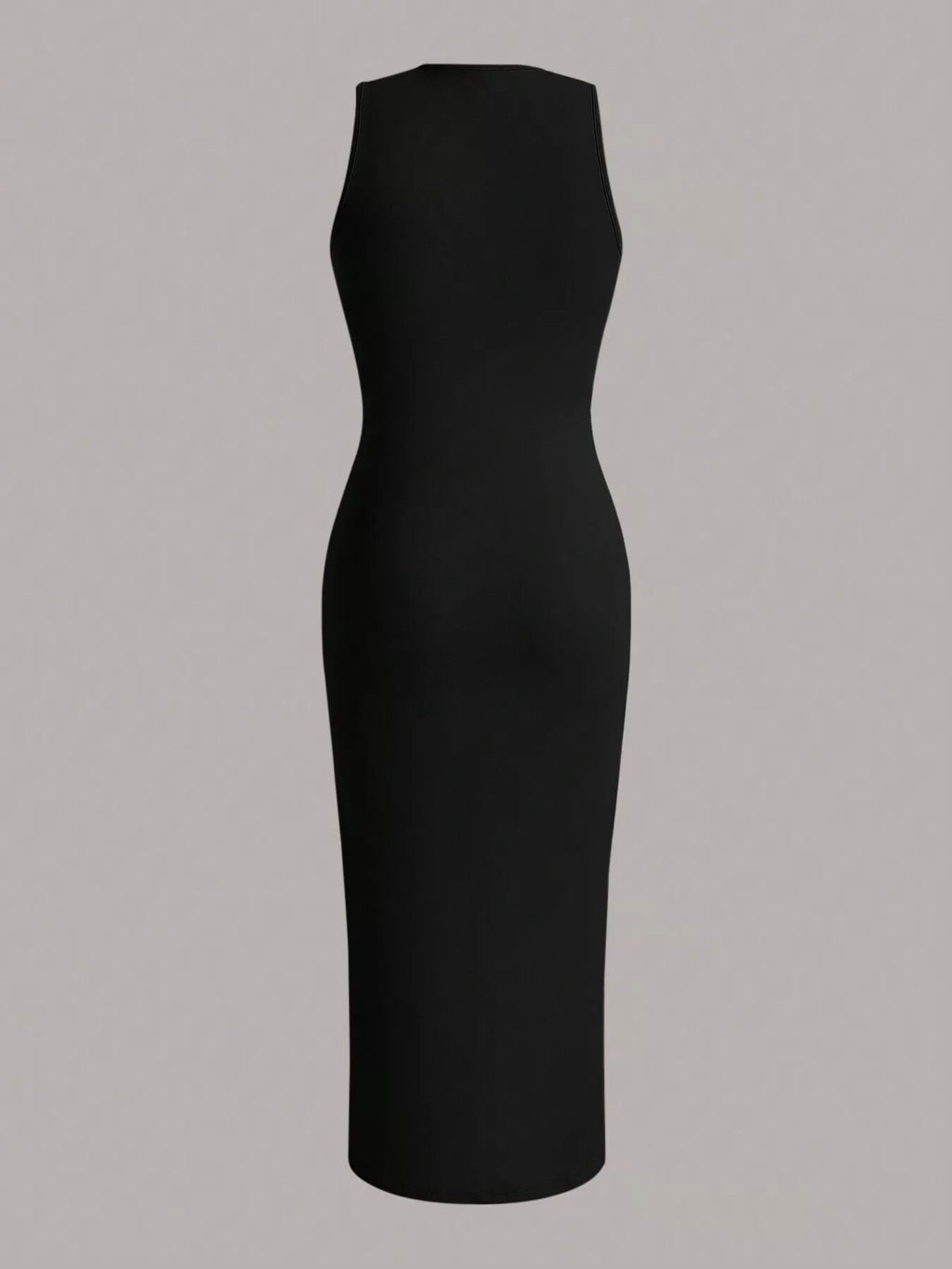 Sleeveless Round Neck Midi Dress