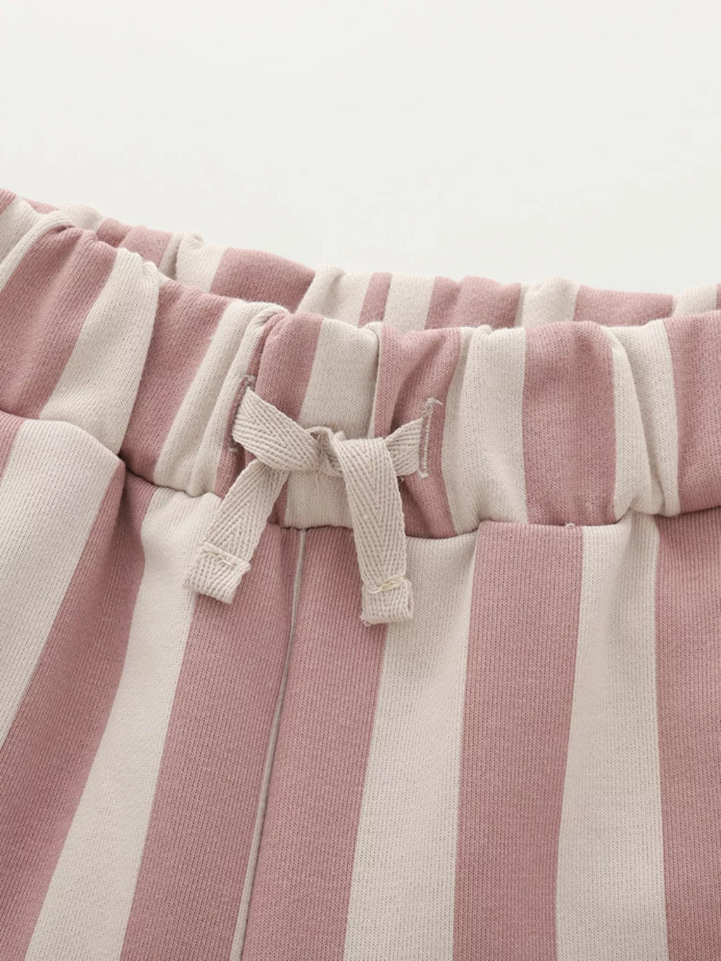 Children's Striped Elastic Waist Casual Shorts