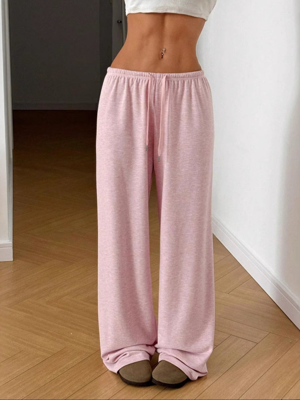 Relaxed Fit Drawstring Pants