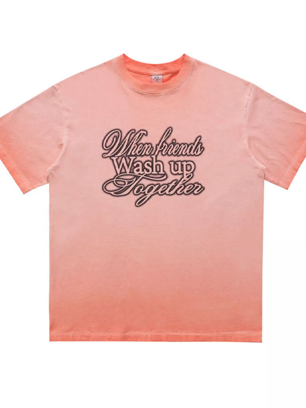 Men's Vintage Wash Letter Graphic Short Sleeve T-Shirt