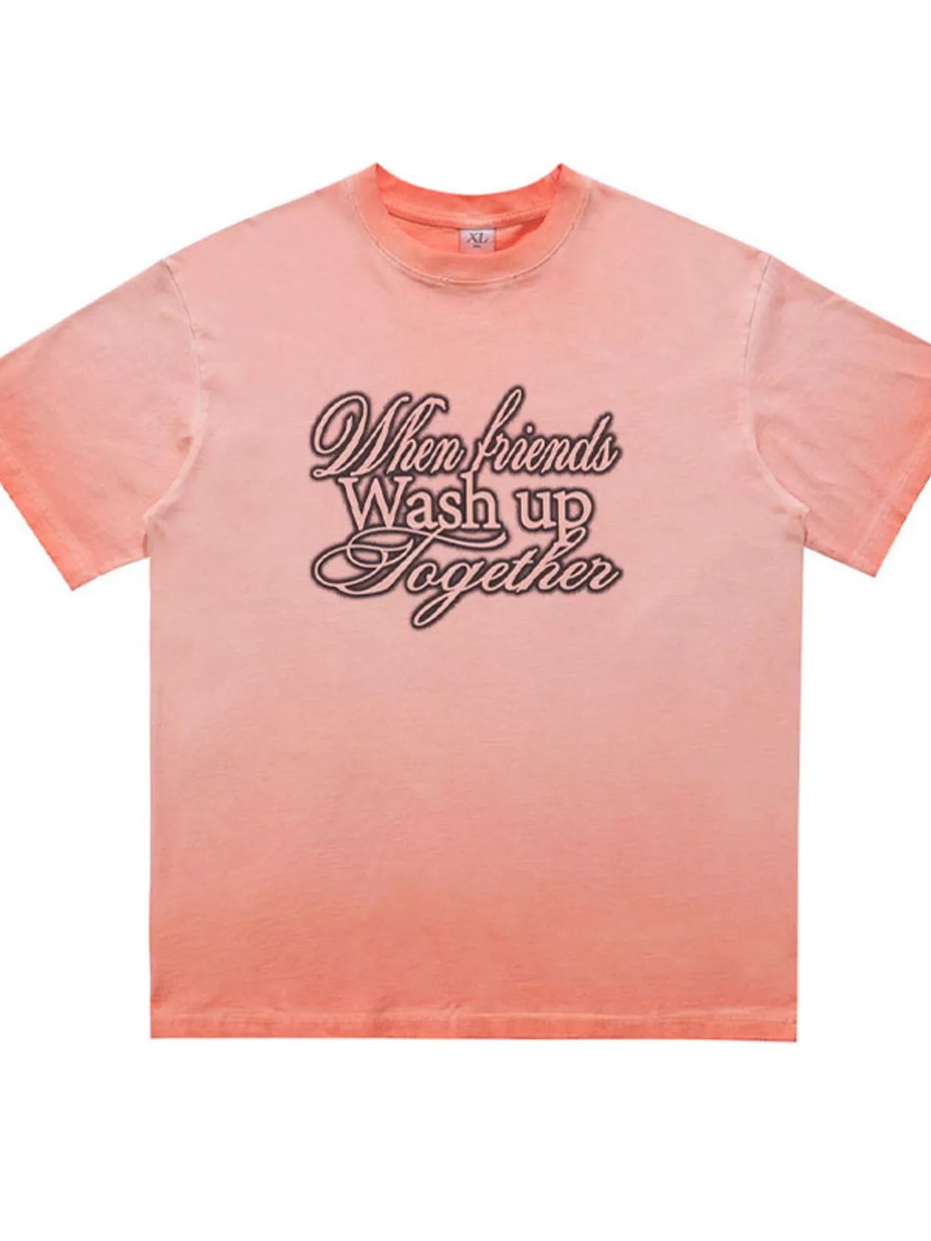 Men's Vintage Wash Letter Graphic Short Sleeve T-Shirt