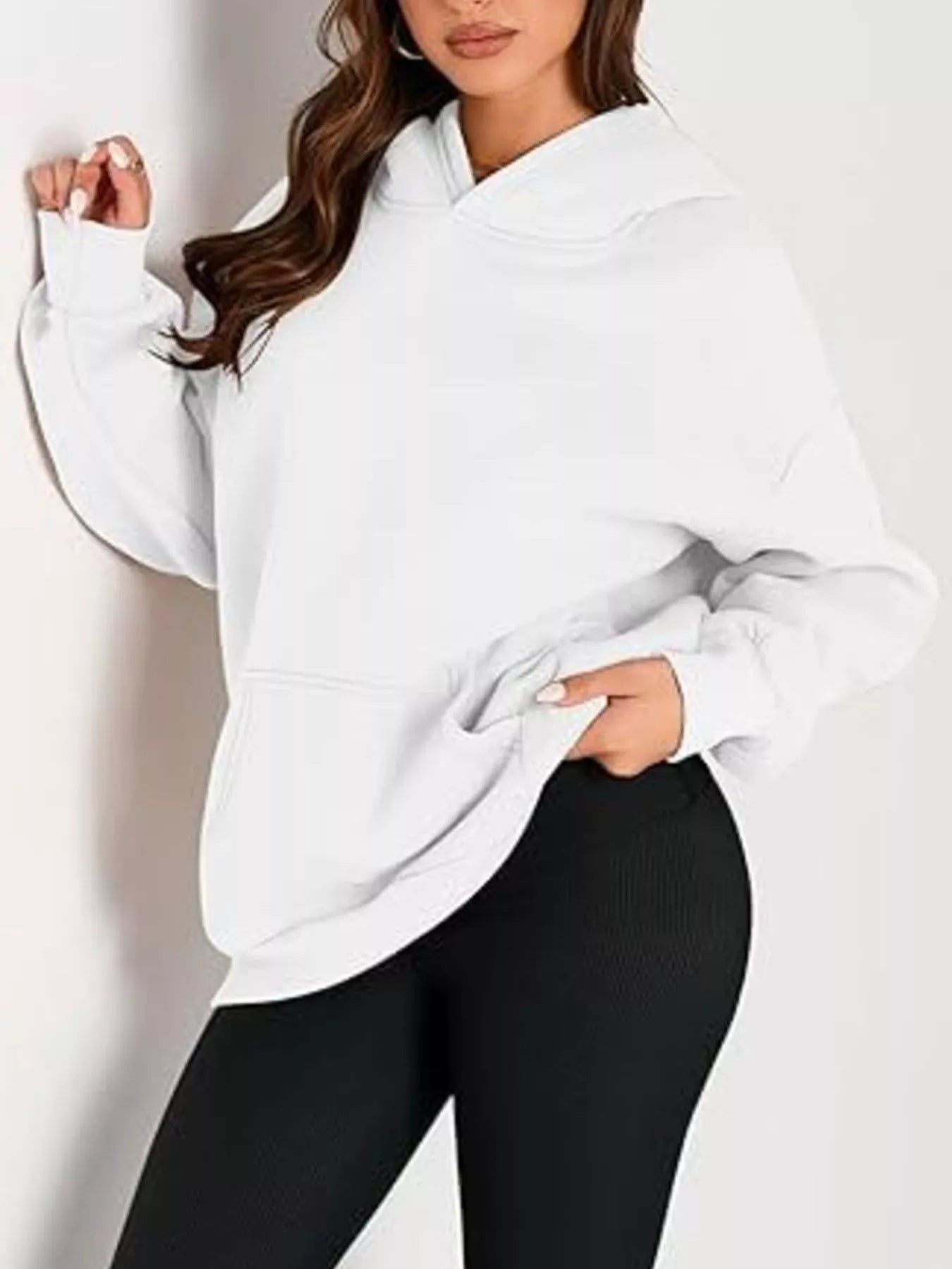 Kangaroo Pocket Long Sleeve Hoodie