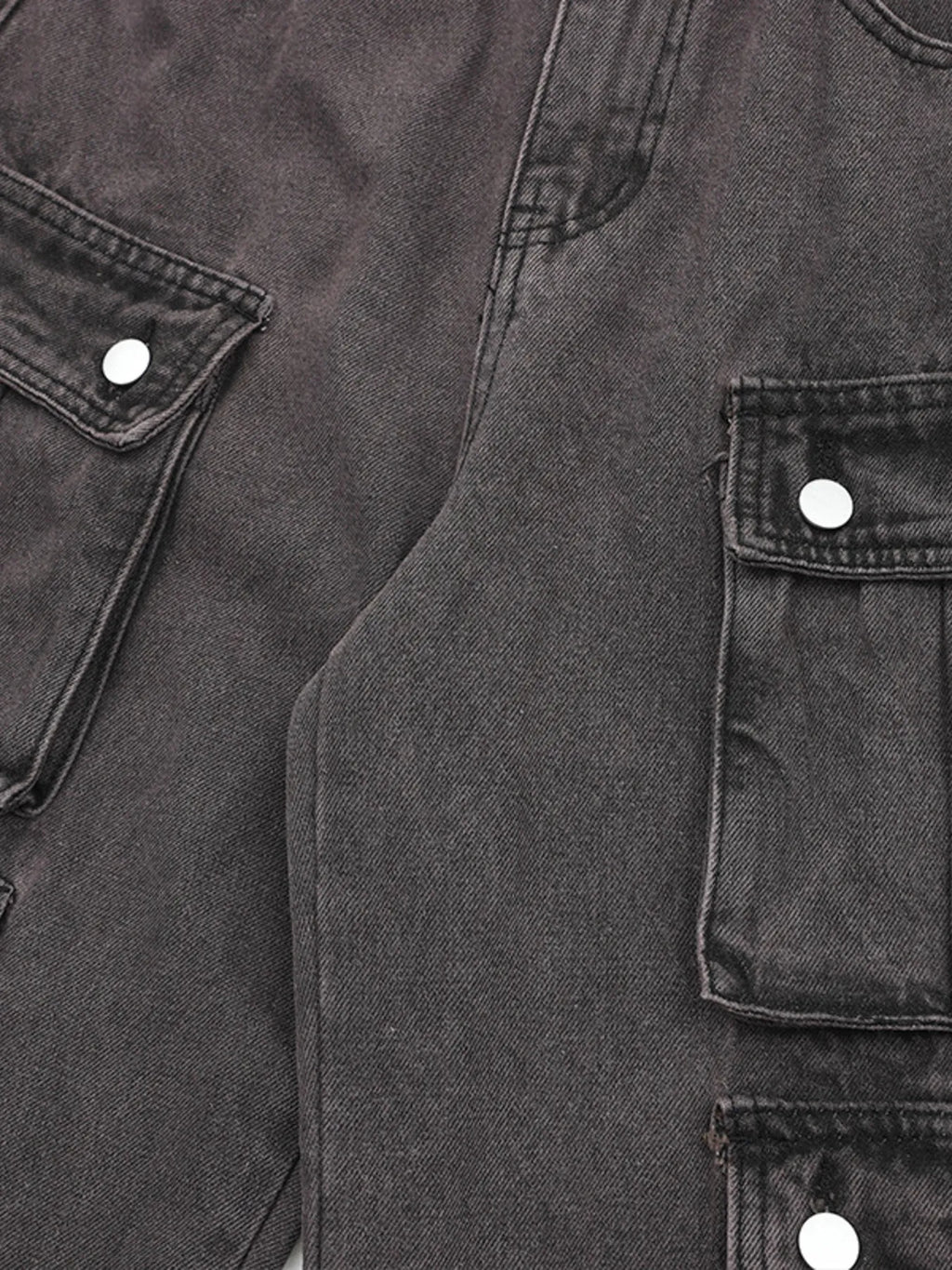 Men's Multi-Pocket Cargo Straight Jeans