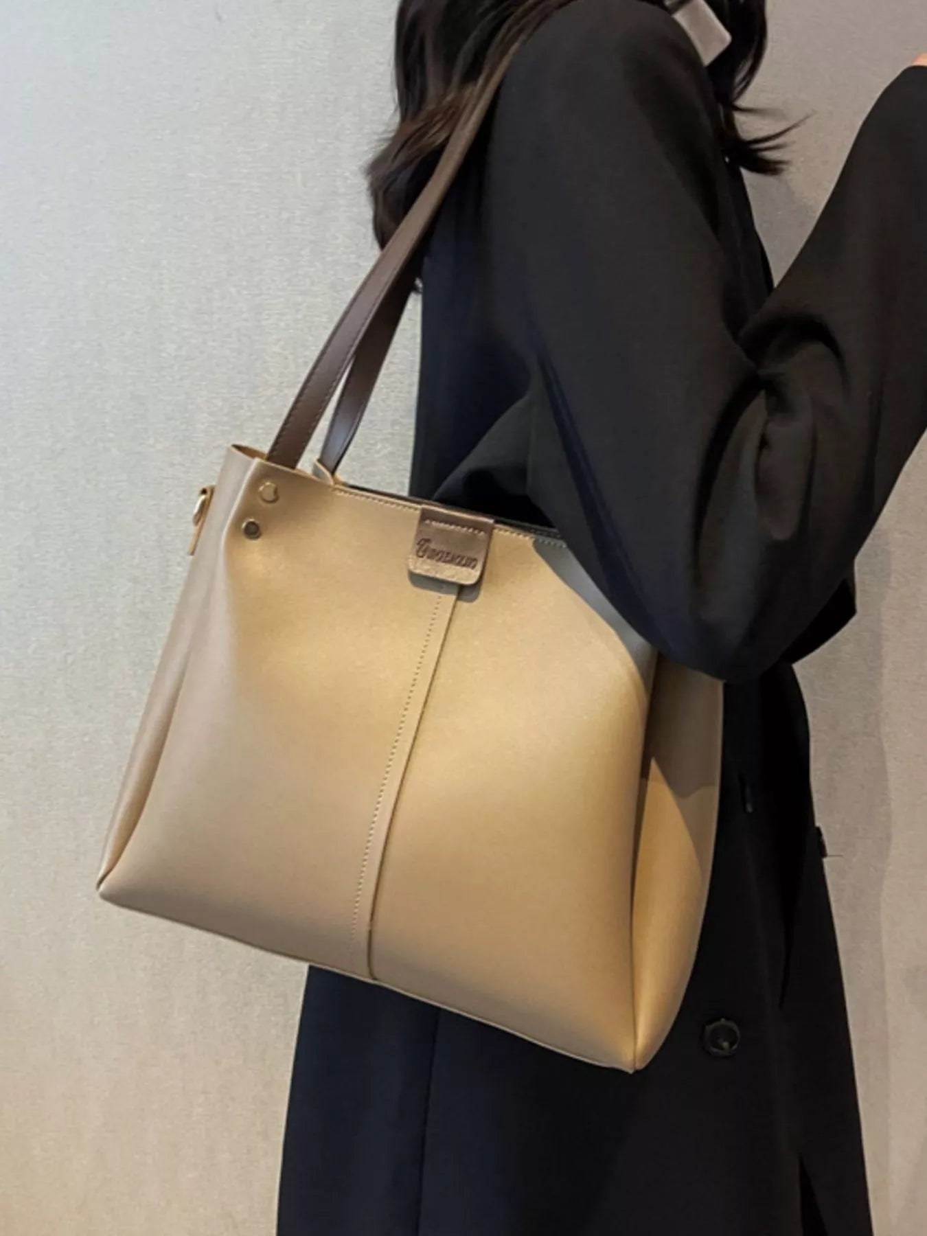 Wide Strap Shoulder Bag