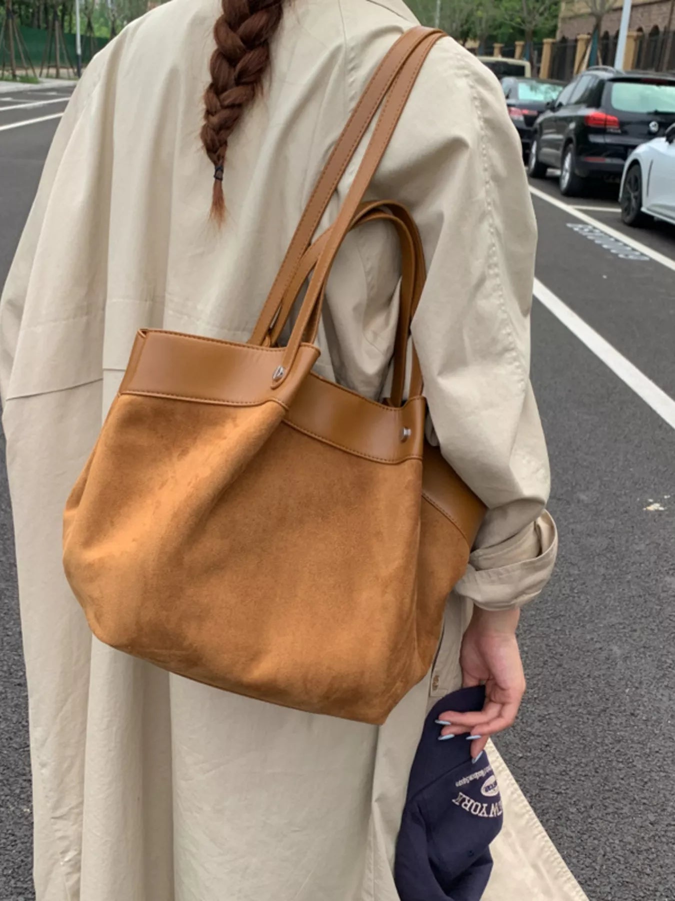 Lightweight Classic Color Tote Bag