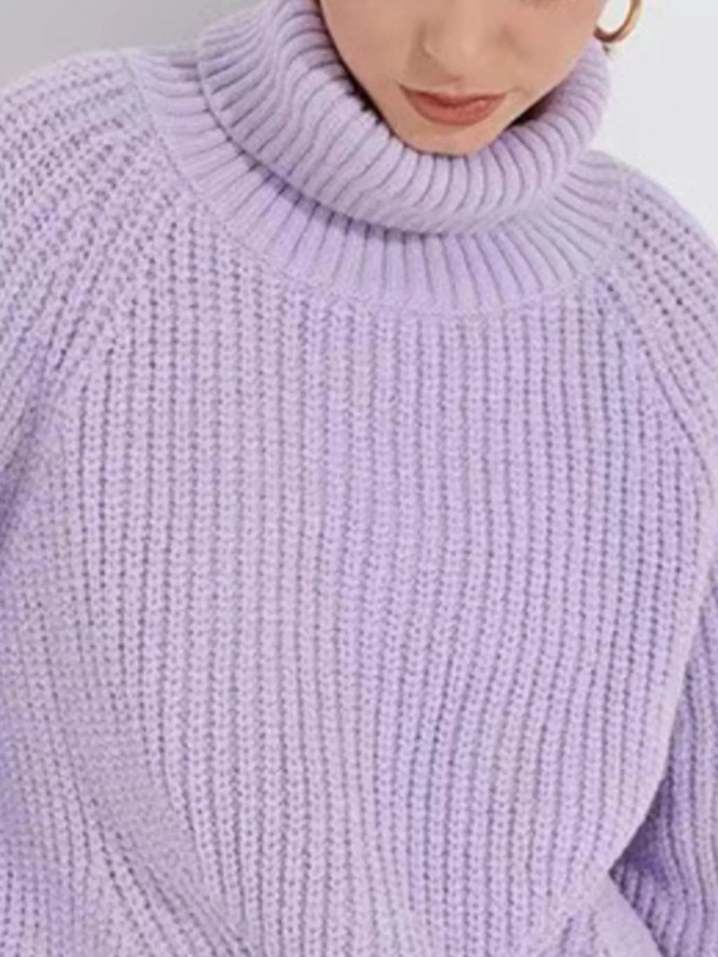 Turtleneck Long Sleeve Sweater