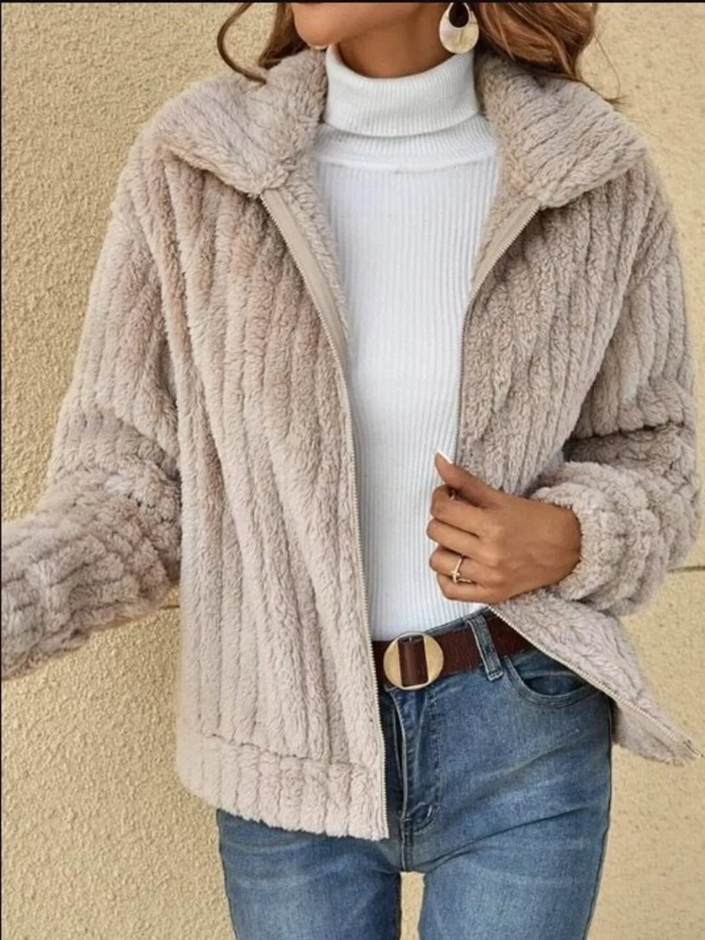 Fleece Zip-Up Outerwear