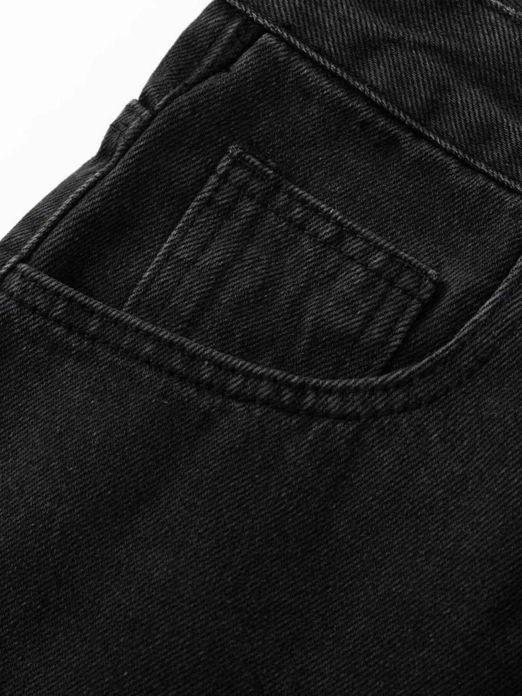 Men's Washed Denim Bermuda Shorts