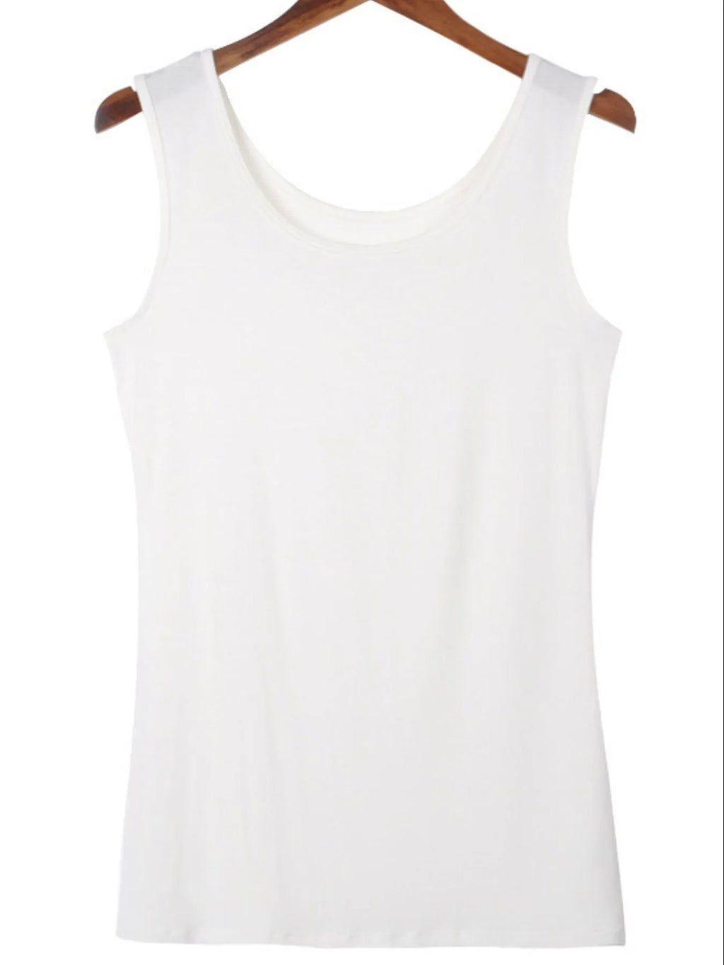 Scoop Neck Wide Strap Tank