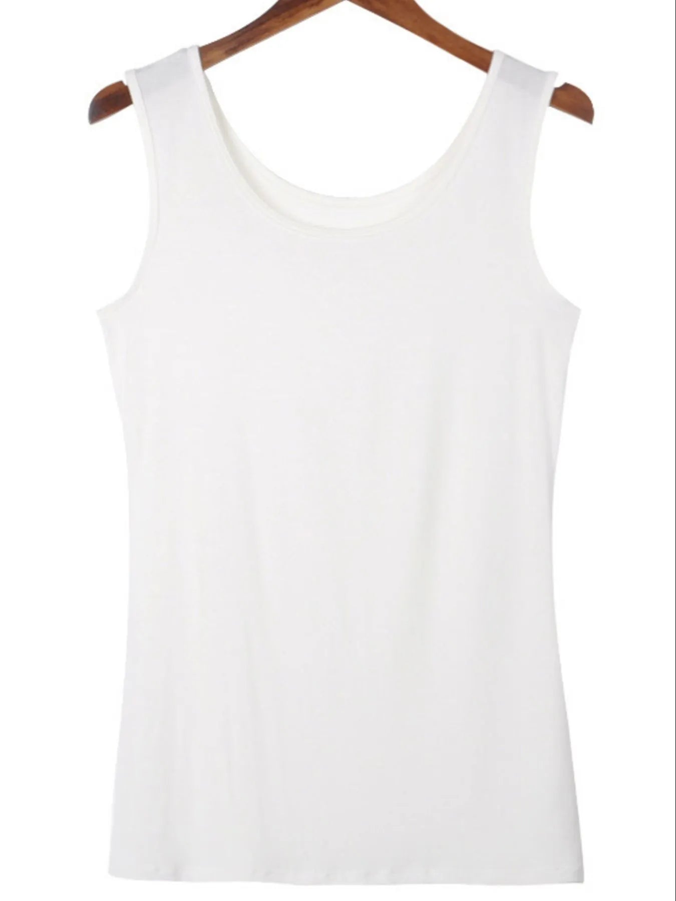 Scoop Neck Wide Strap Tank