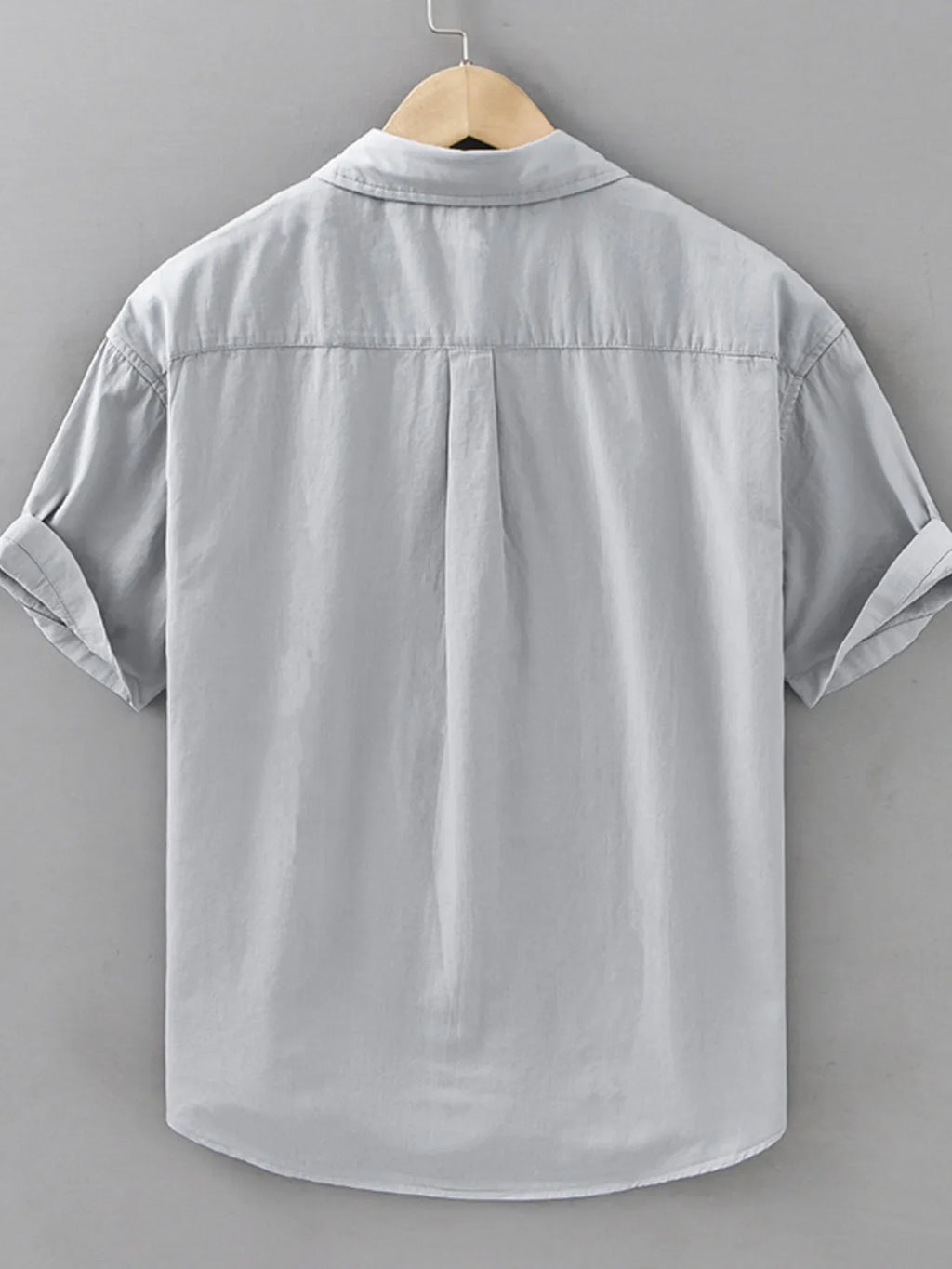 Men's Plus Size Button Up Short Sleeve Shirt