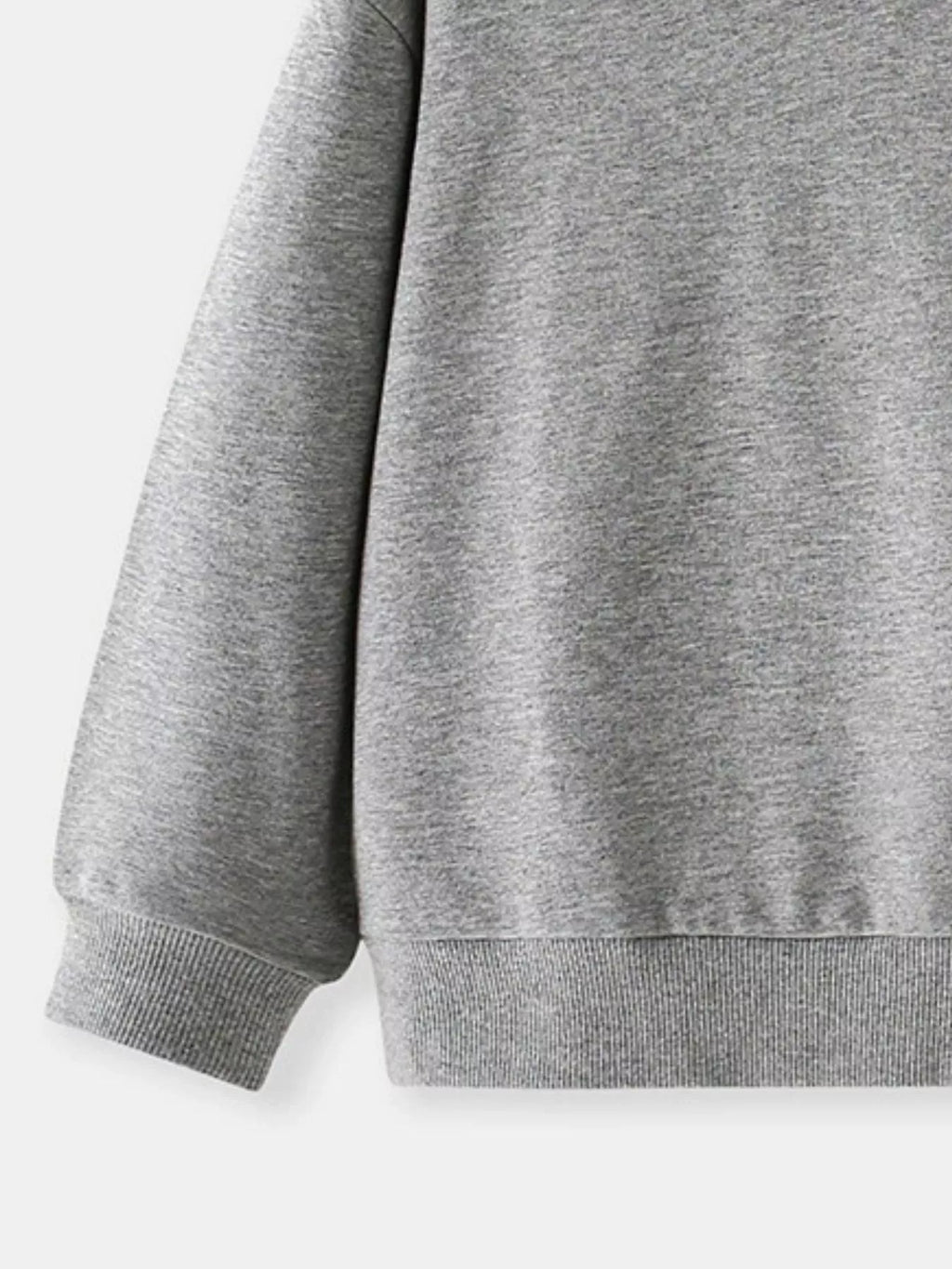 Children's Casual Solid Color Crew Neck Sweatshirt