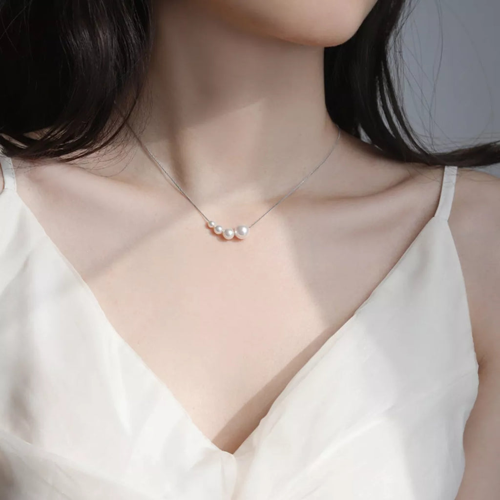Pearl 925 Sterling Silver Necklace