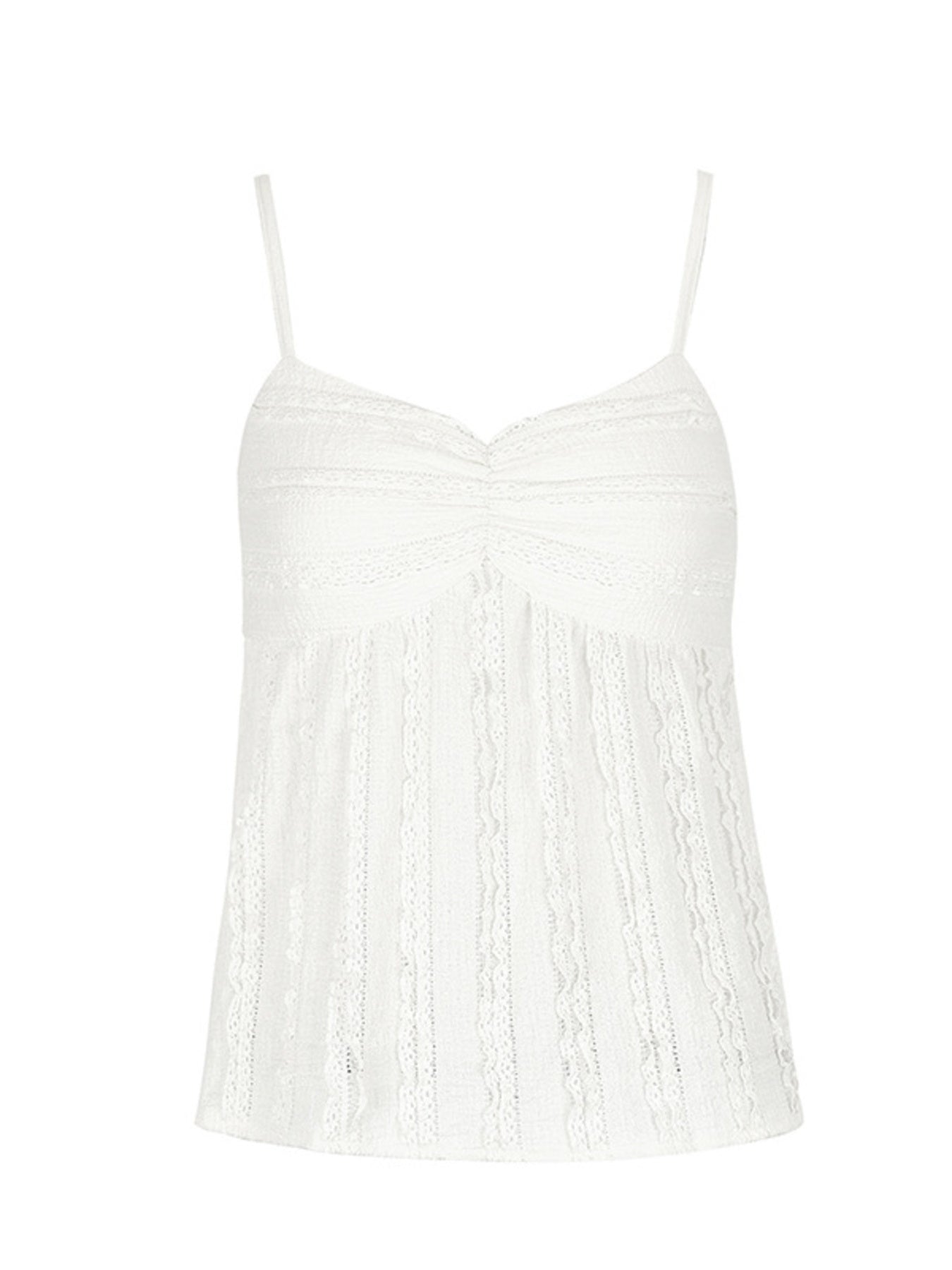Textured Sweetheart Neck Cami