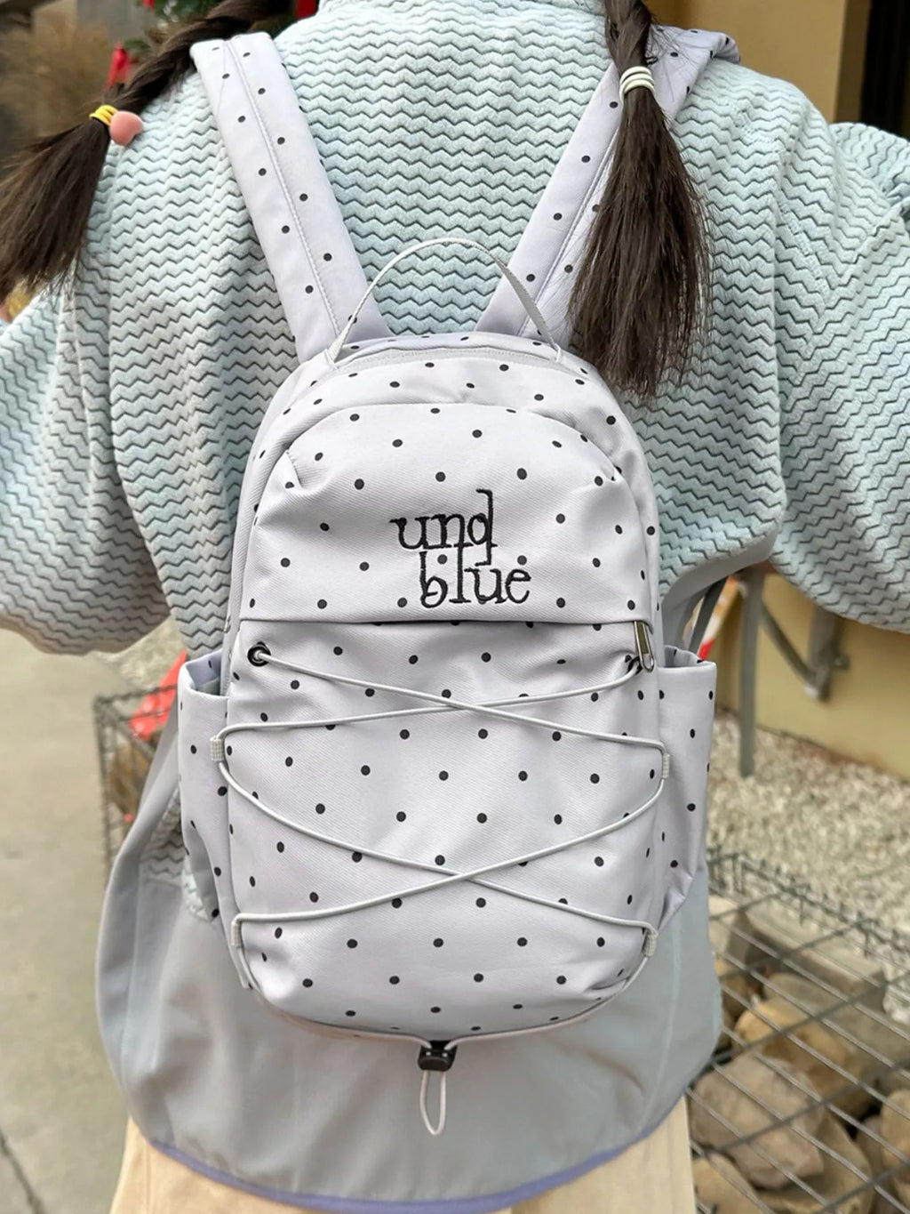 Polka Dot Lightweight Backpack Bag