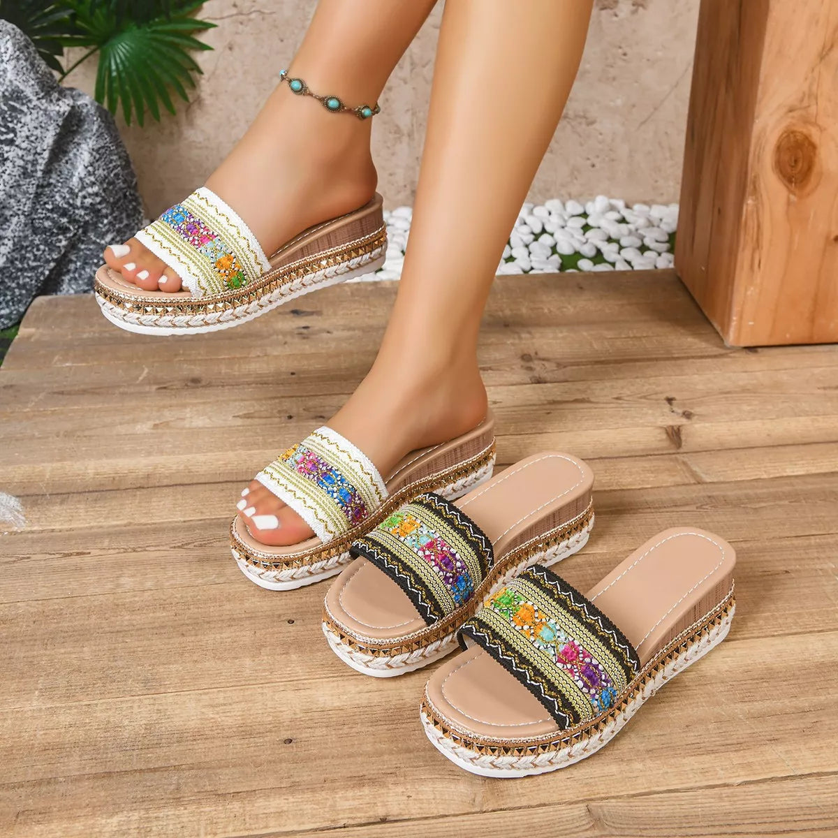 Open Toe Platform Sandals