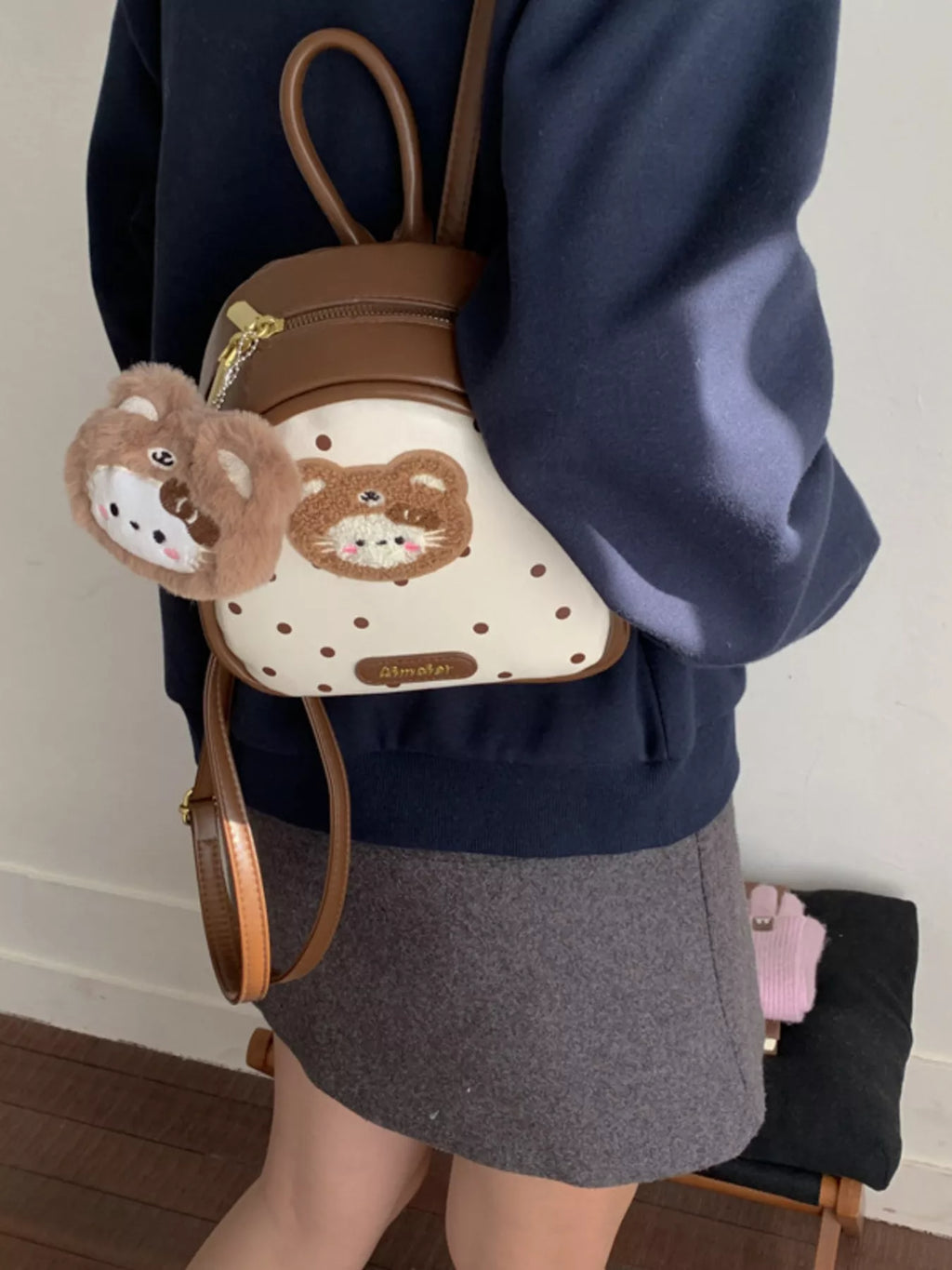 Cartoon Bear Backpack Bag