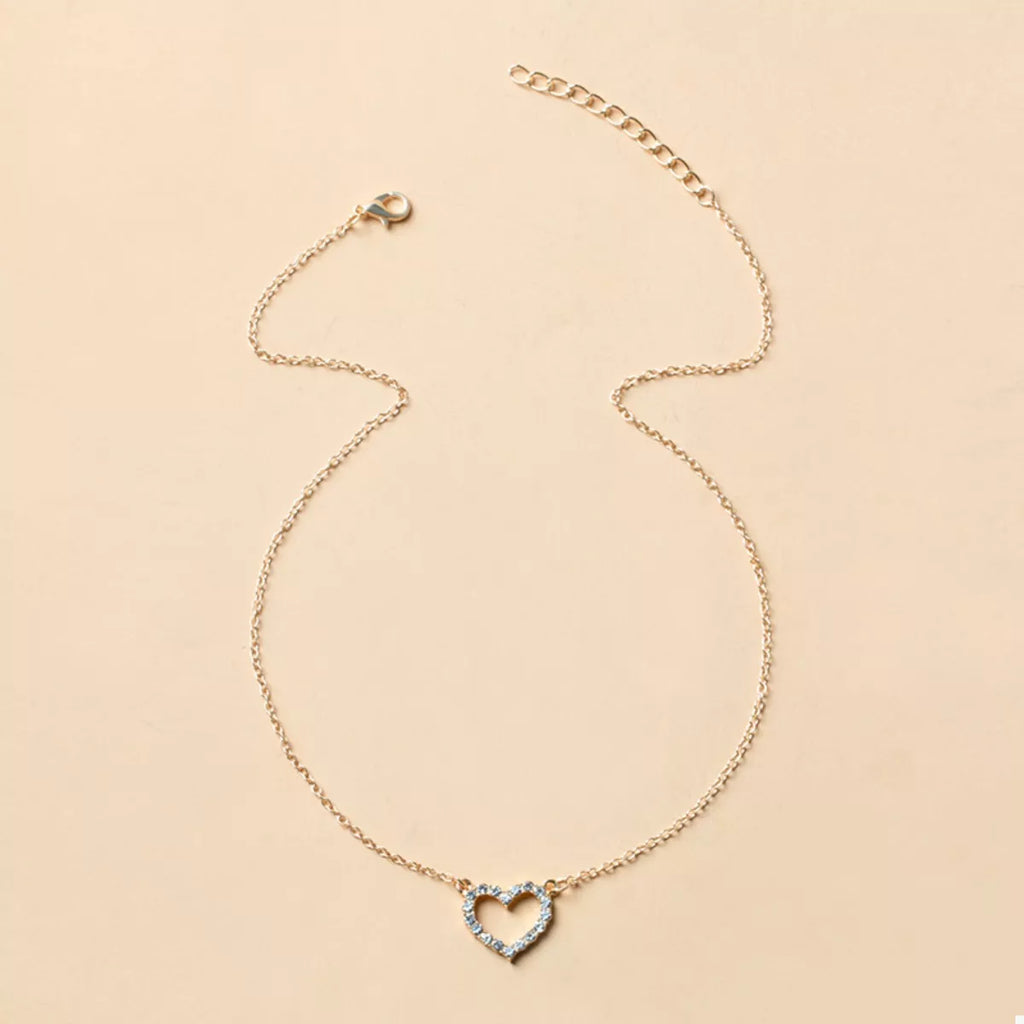 18K Gold-Plated Heart Necklace