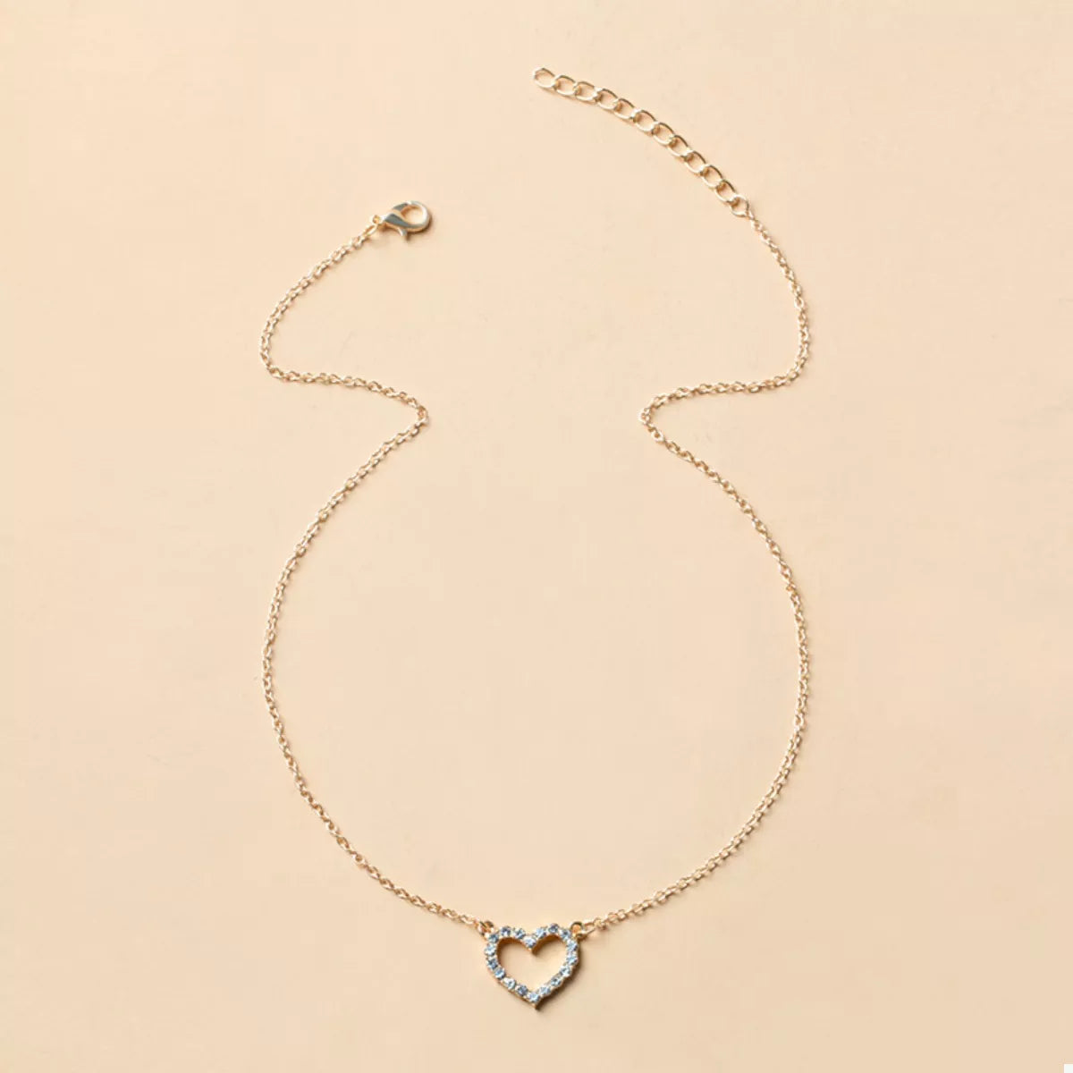 18K Gold-Plated Heart Necklace