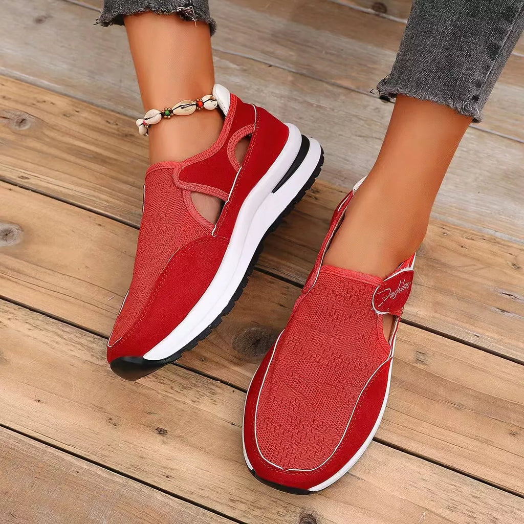Breathable Cutout Slip-Ons