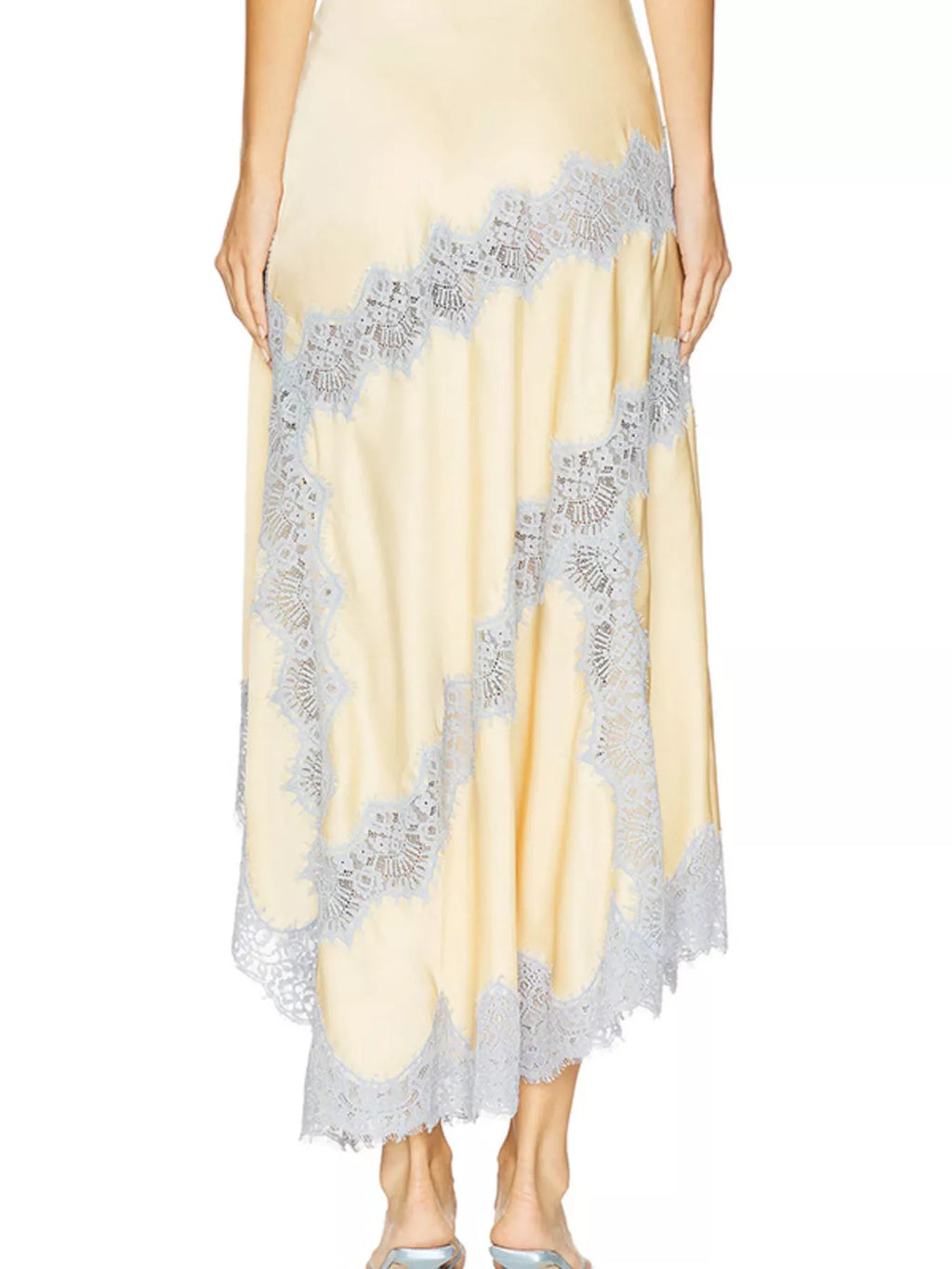 Lace Detail Cami and Skirt Set